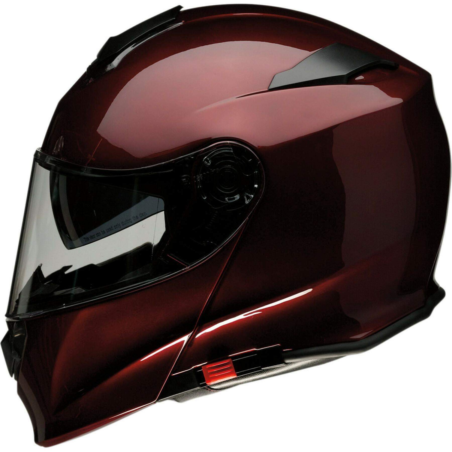 Full face motorcycle helmet Z1R solaris wine
