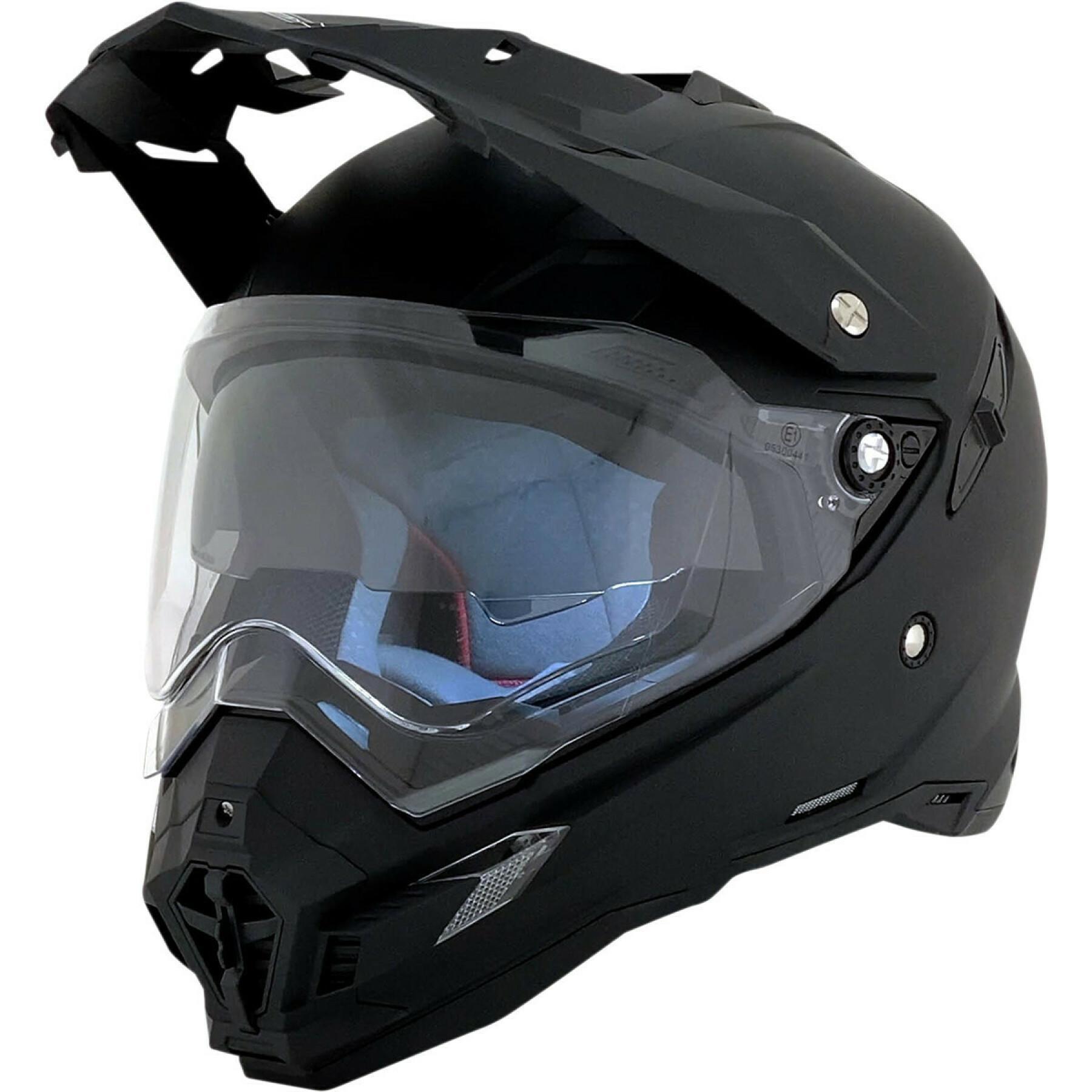 AFX Motorbike Motorcycle Helmet Chin Curtain For FX-41DS Black 