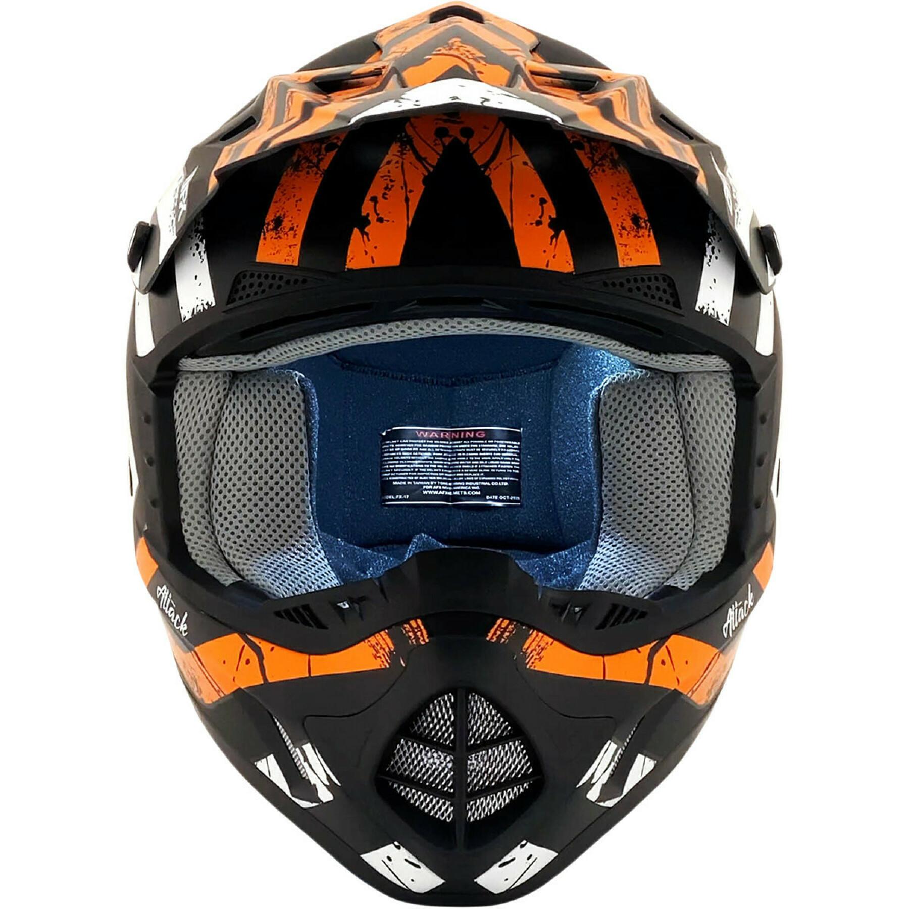 Motorcycle helmet AFX fx17 atk