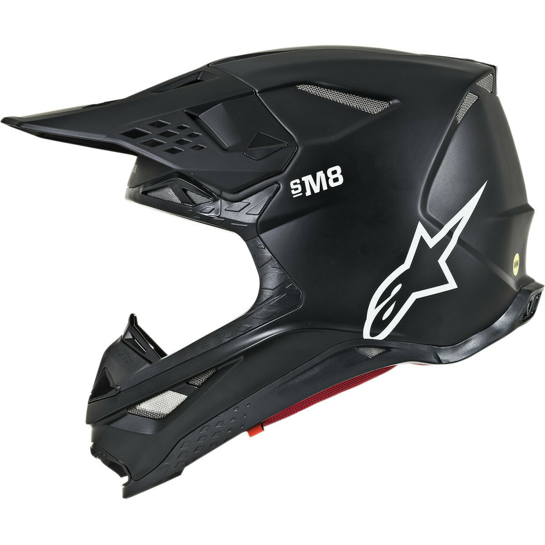 Motorcycle helmet Alpinestars SM8 solid M
