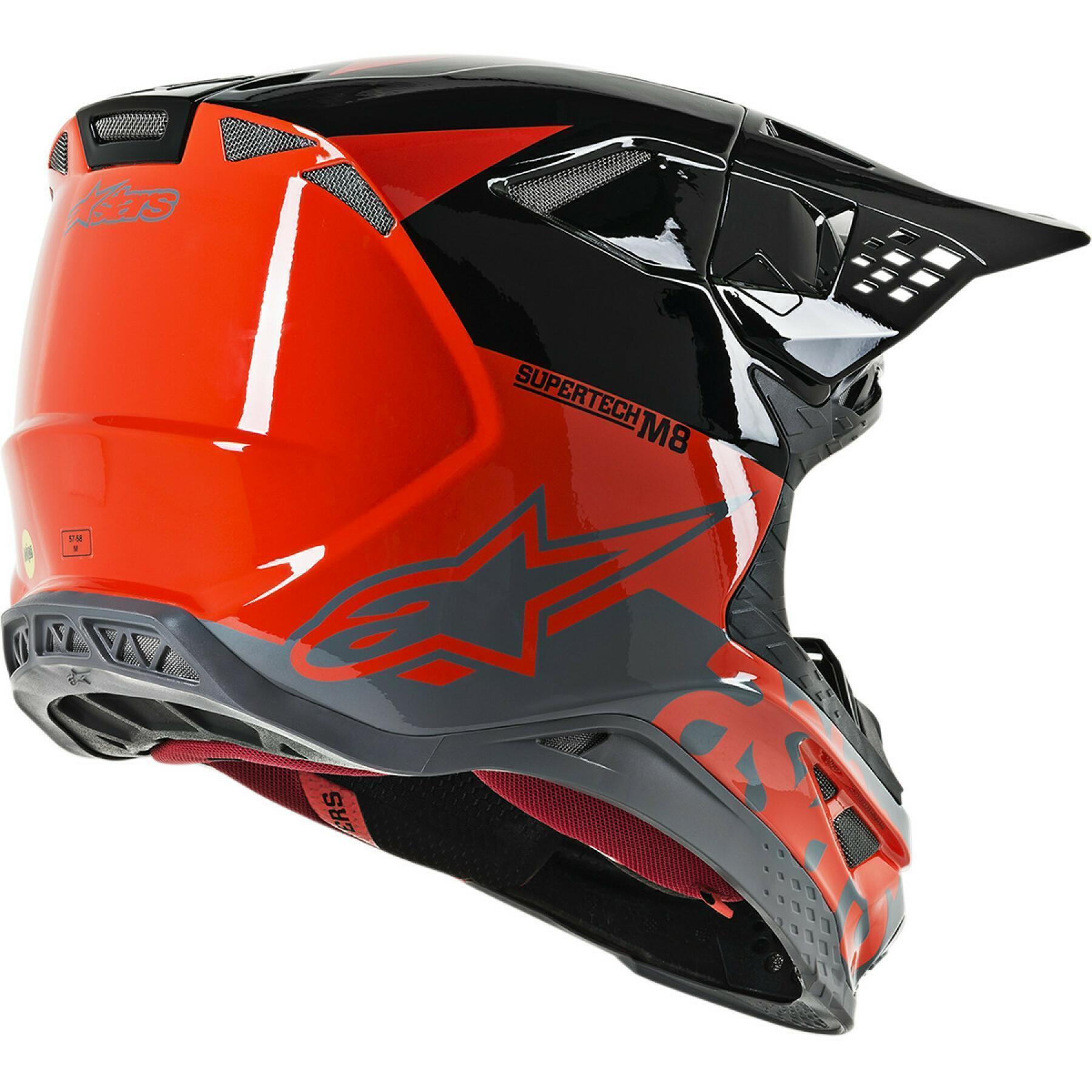 Motorcycle helmet Alpinestars SM8 RDM