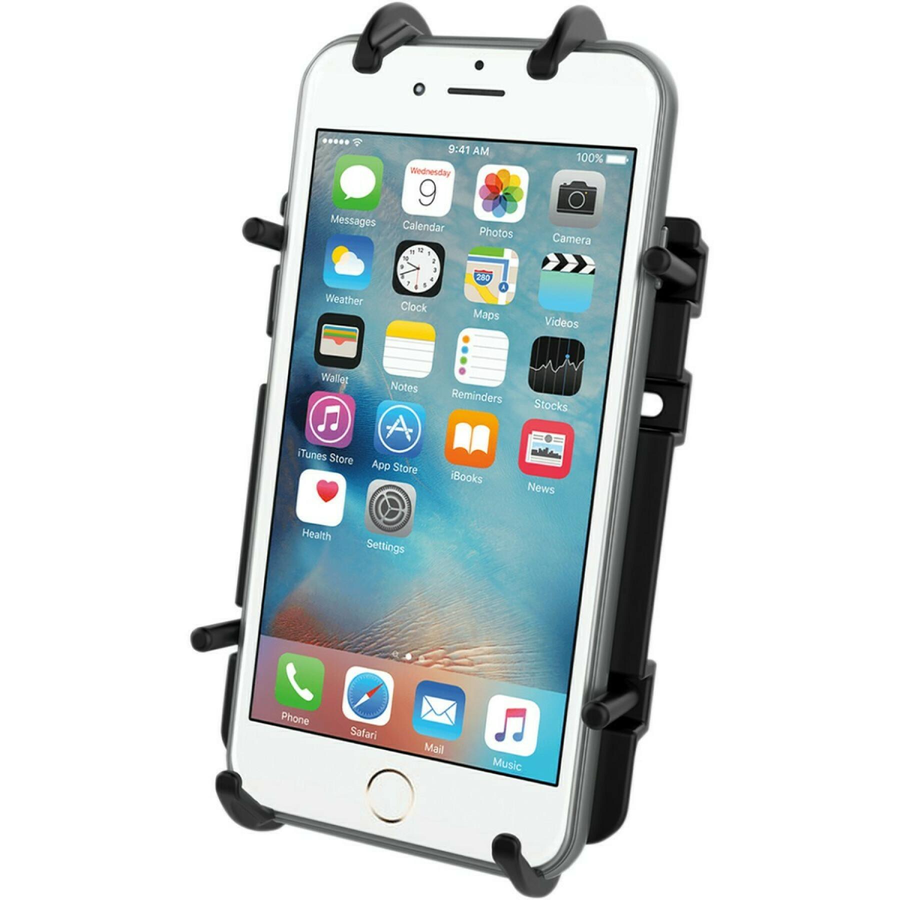 Phone holder with ball Ram Mount quick grip