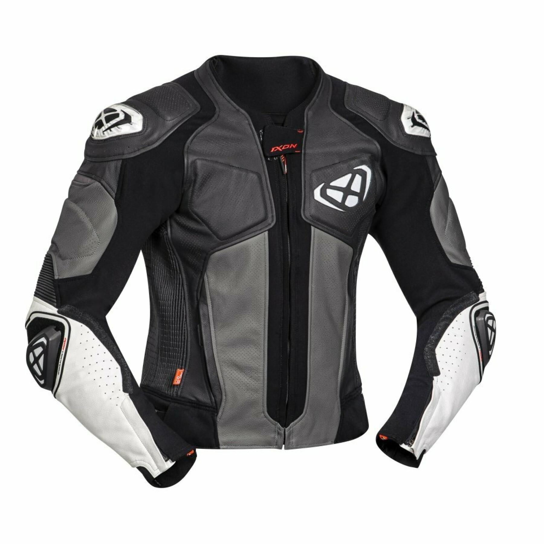 Leather motorcycle jacket Ixon vendetta jk evo