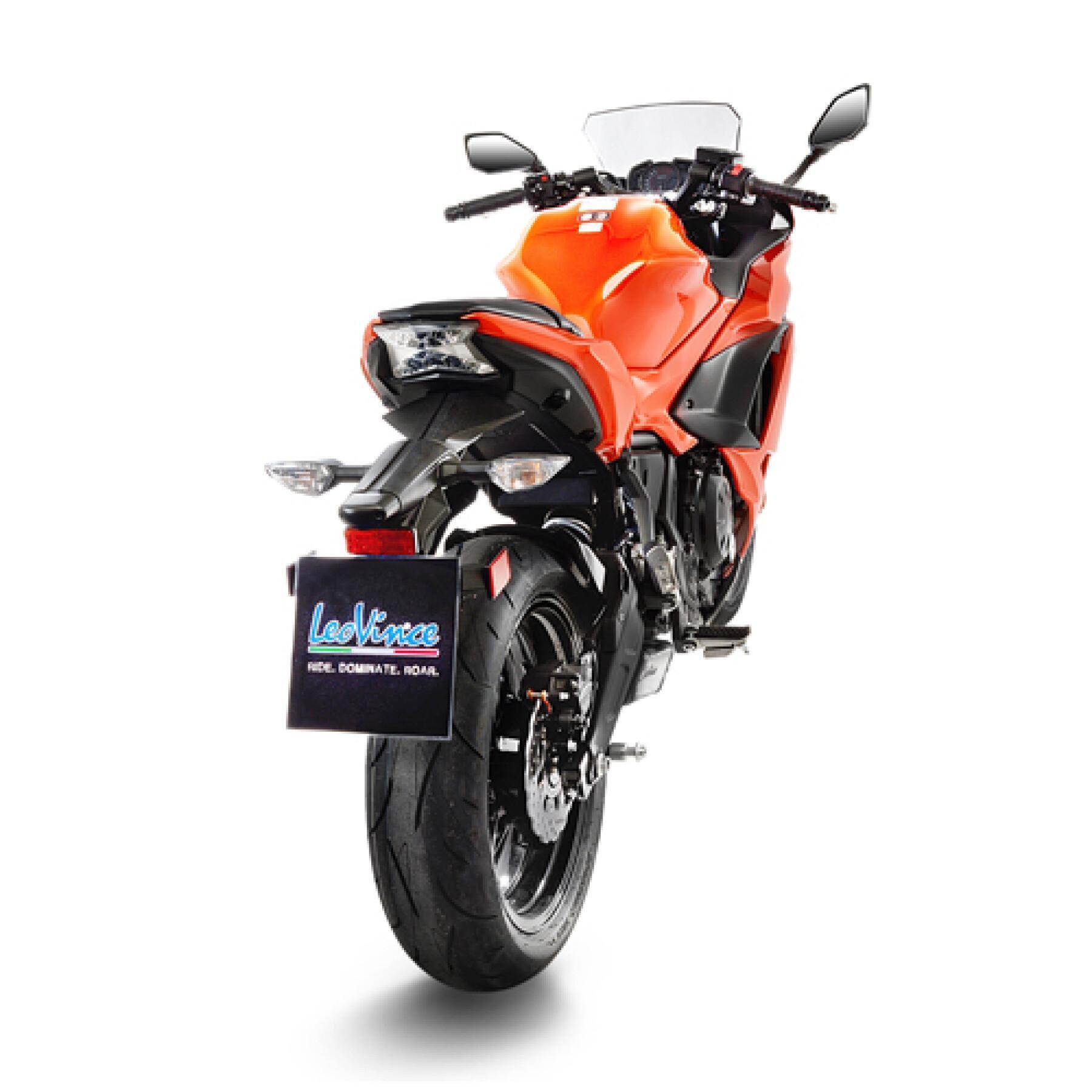 motorcycle exhaust kawasaki ninja 650|z 650 2017-2020 Leovince UNDERBODY