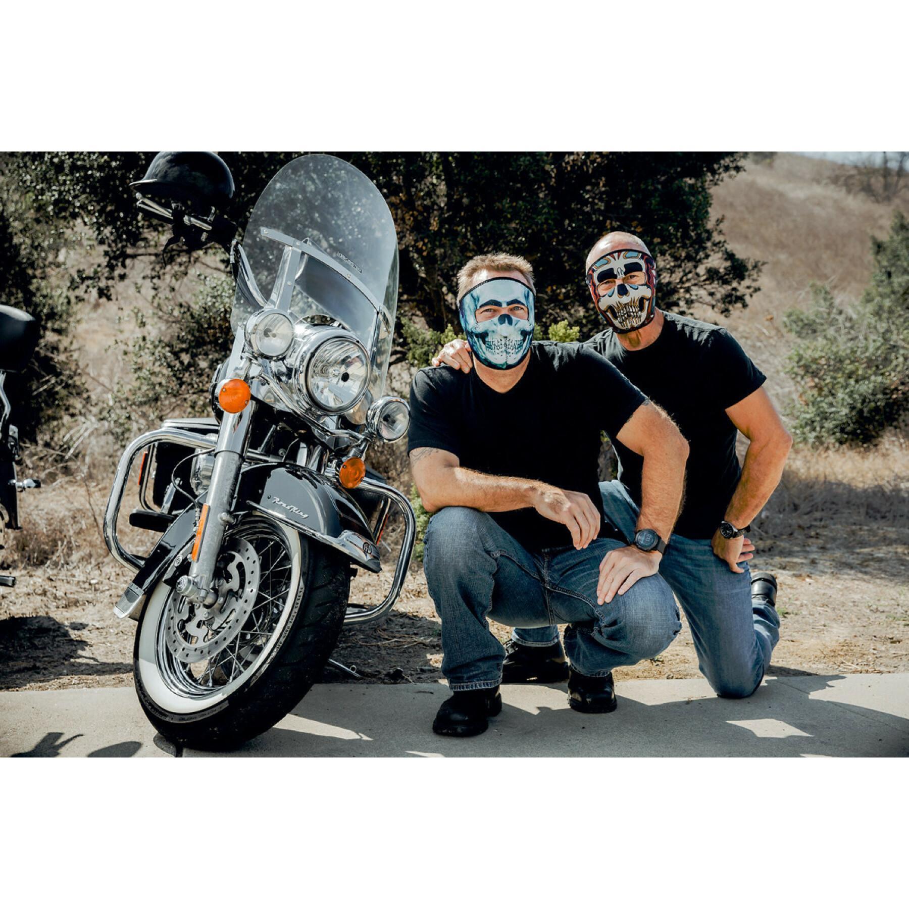 Motorcycle balaclava Zan Headgear neopr paintskull