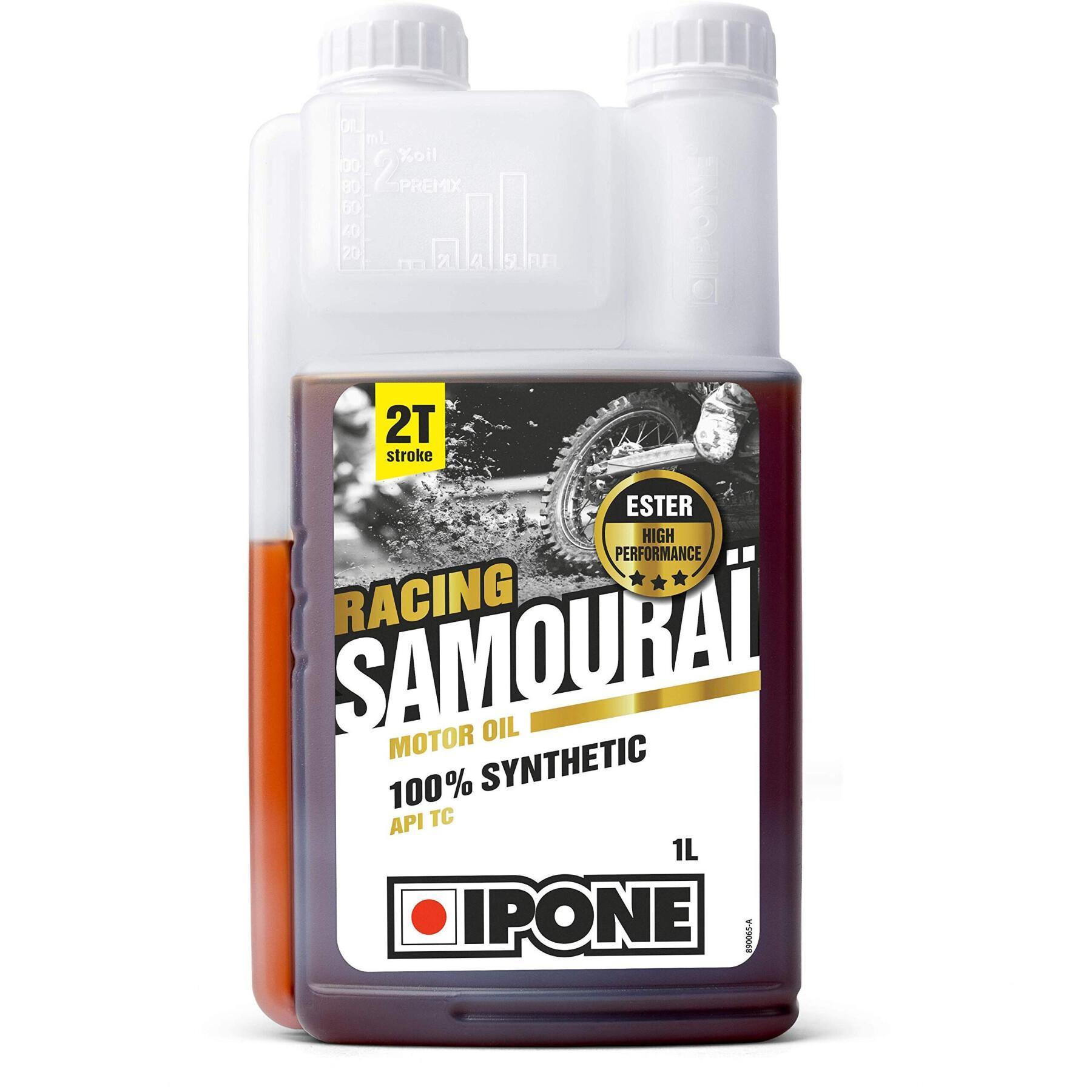 Motorcycle oil ipone samourai racing