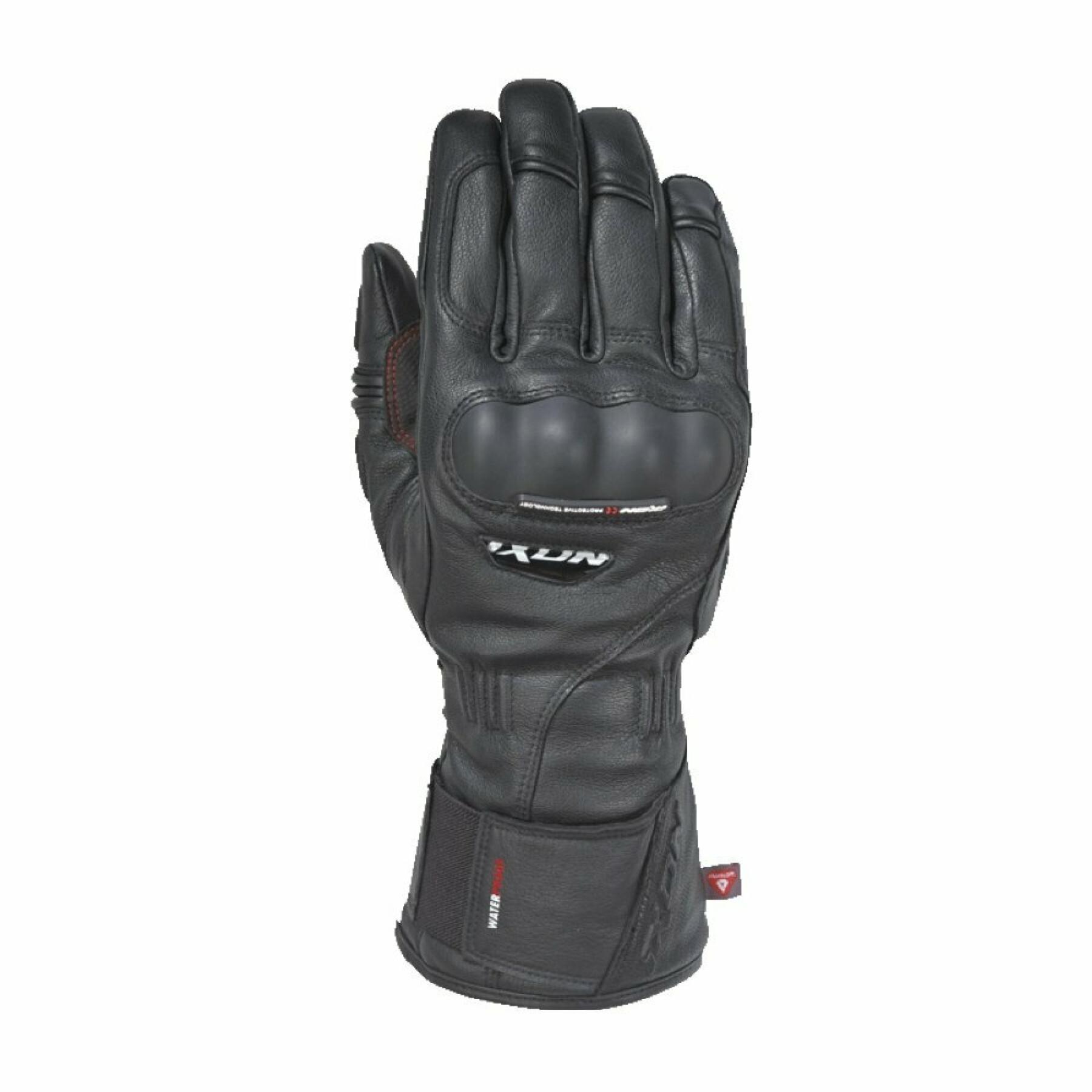 Winter leather motorcycle gloves Ixon pro continental