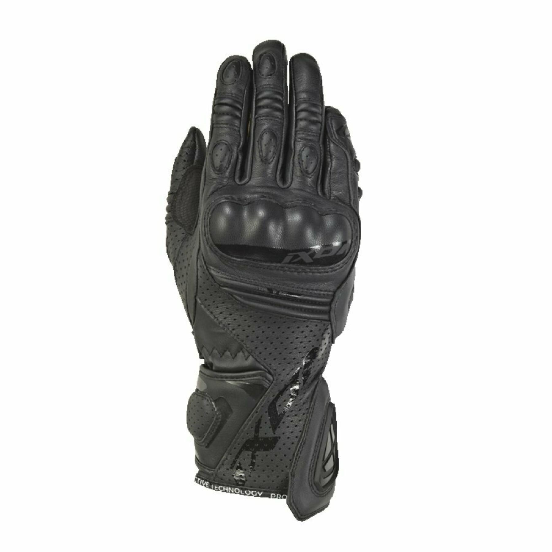 Motorcycle gloves summer leather woman Ixon rs tempo air