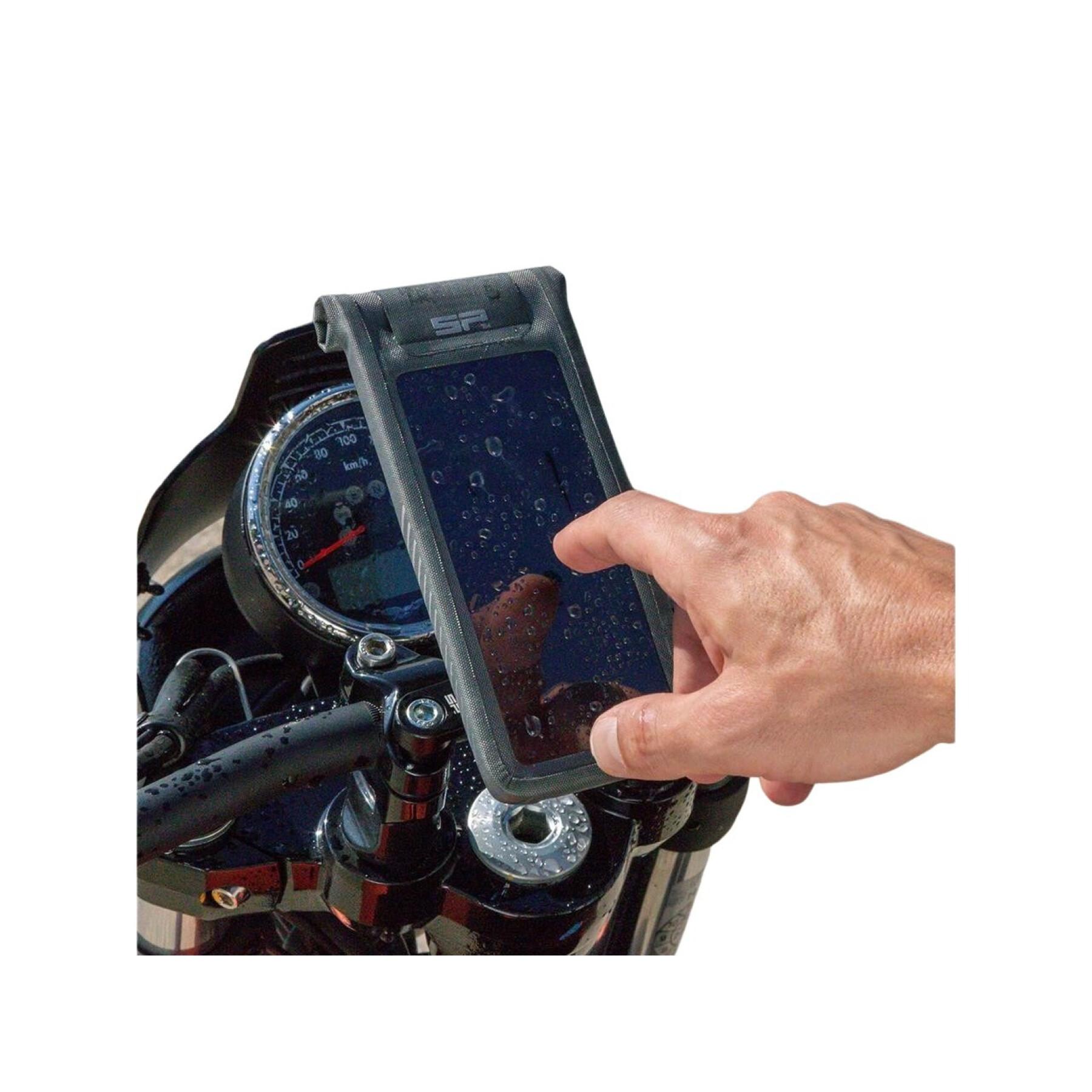 Motorcycle smartphone holder Sp-Connect Pack Complet Sp-Connect Moto Bundle Fixé Sur Guidon Iphone 12 Mini