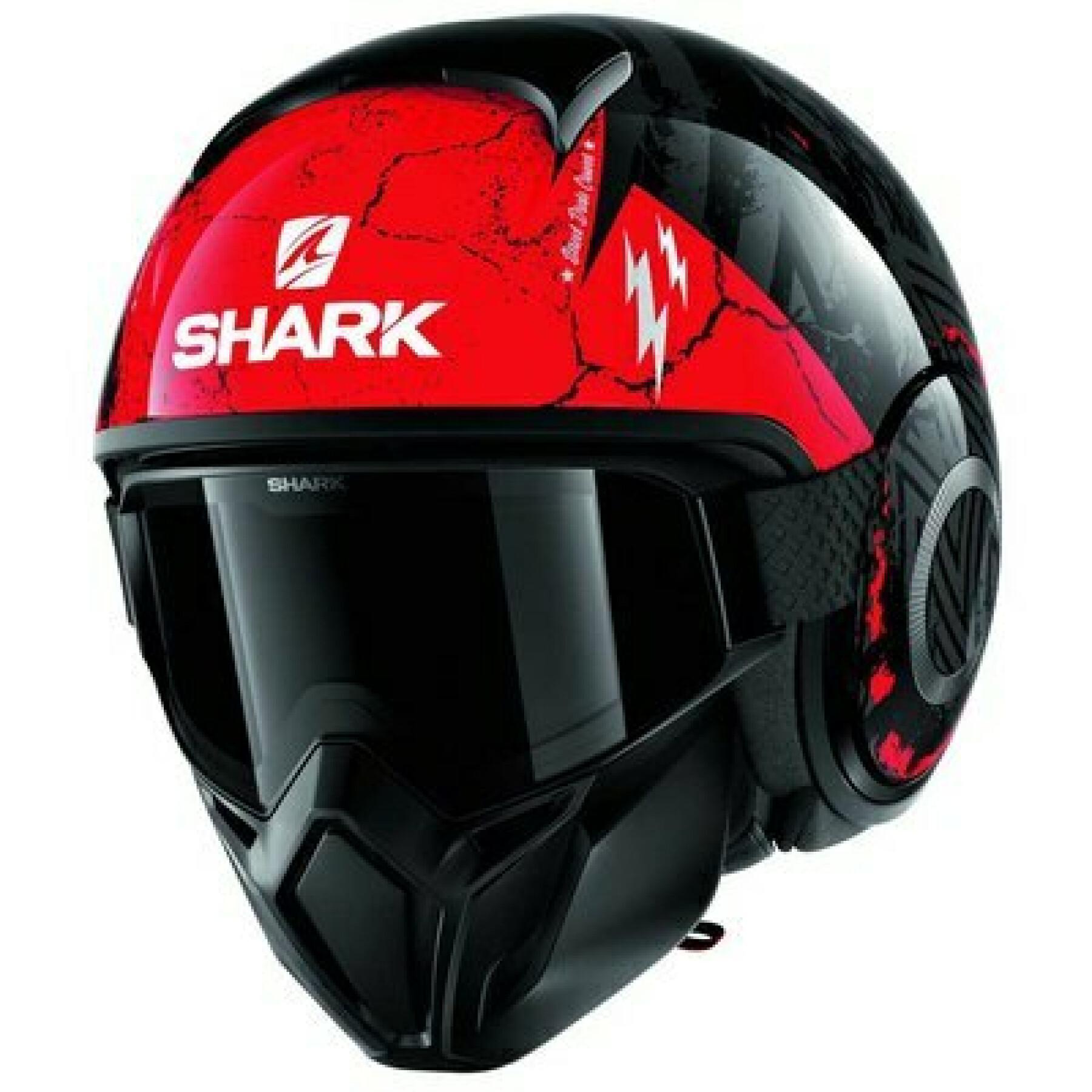 Jet motorcycle helmet Shark street drak crower