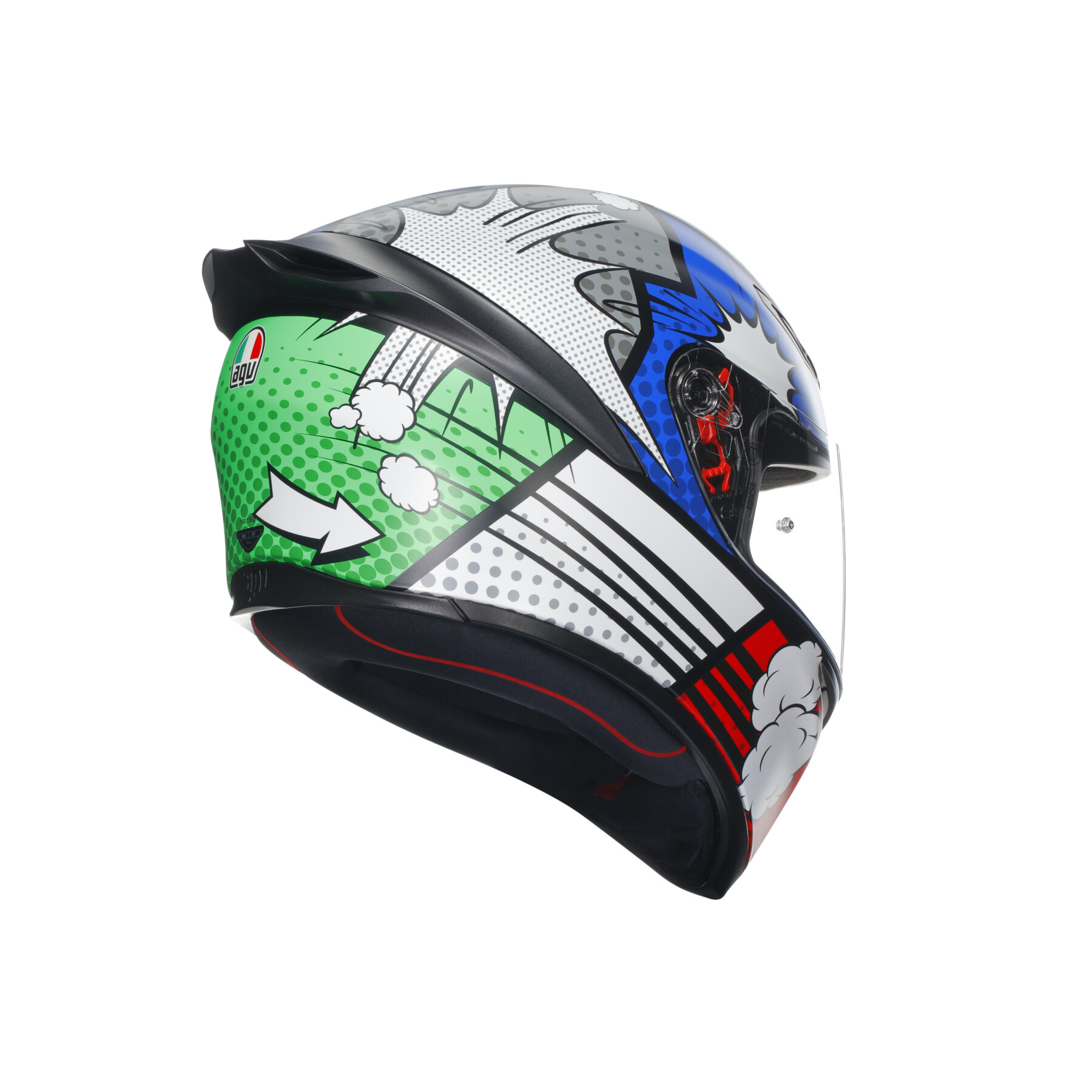 Full face motorcycle helmet AGV K1 S Bang Matt Italy