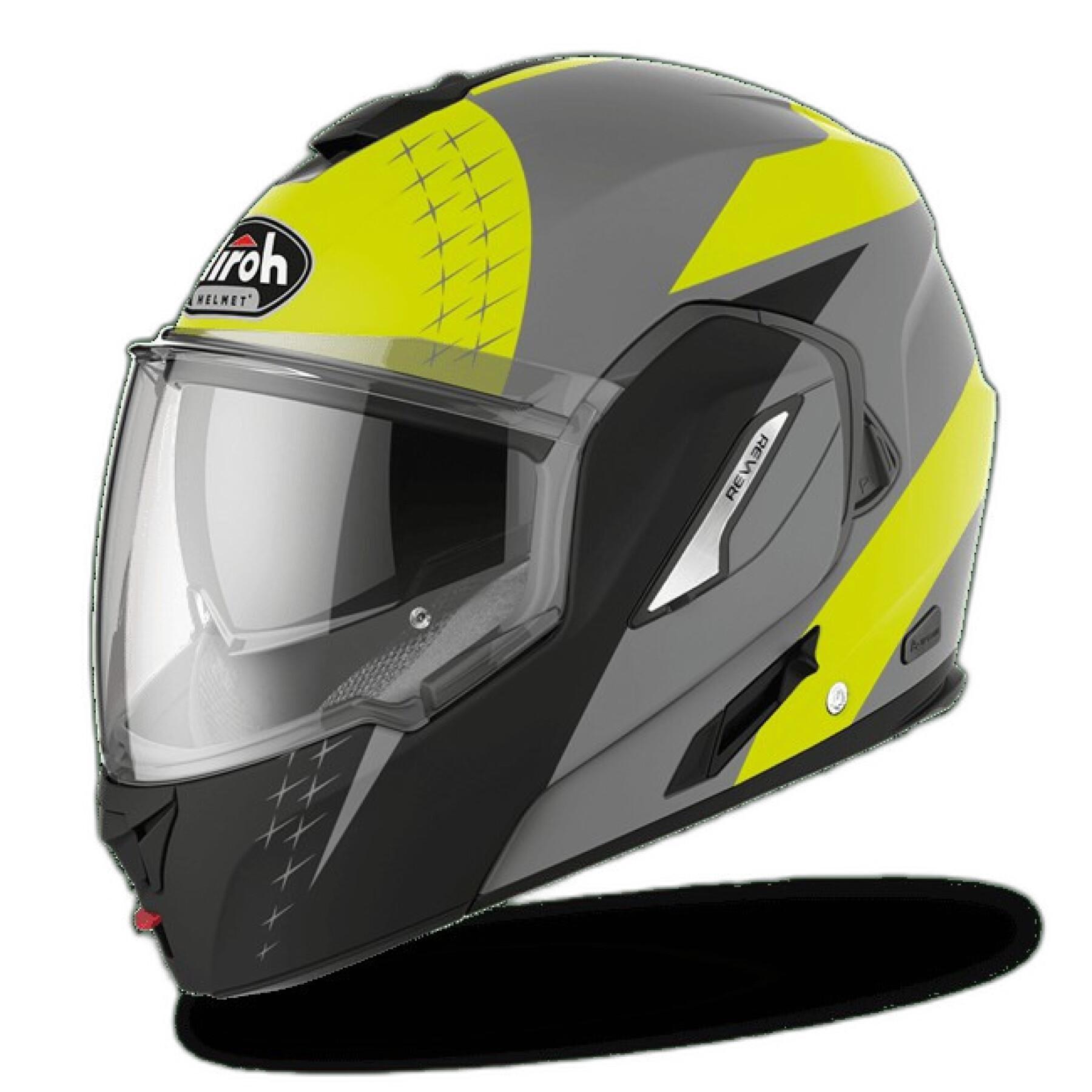 Modular motorcycle helmet Airoh Rev 19 Leaden