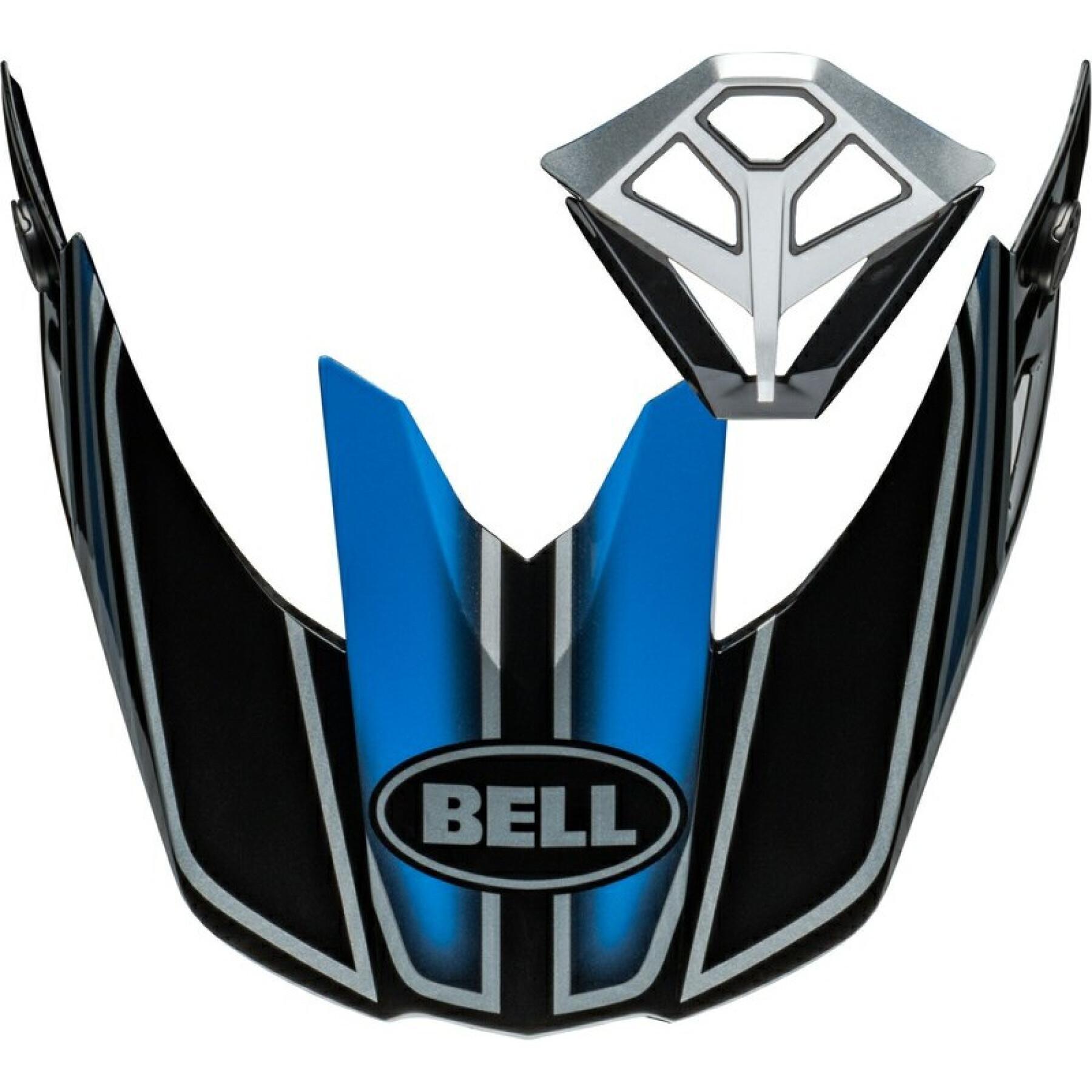 Motorcycle helmet visor and mouth ventilation kit Bell 10 - Webb Marmont Gloss North Carolina