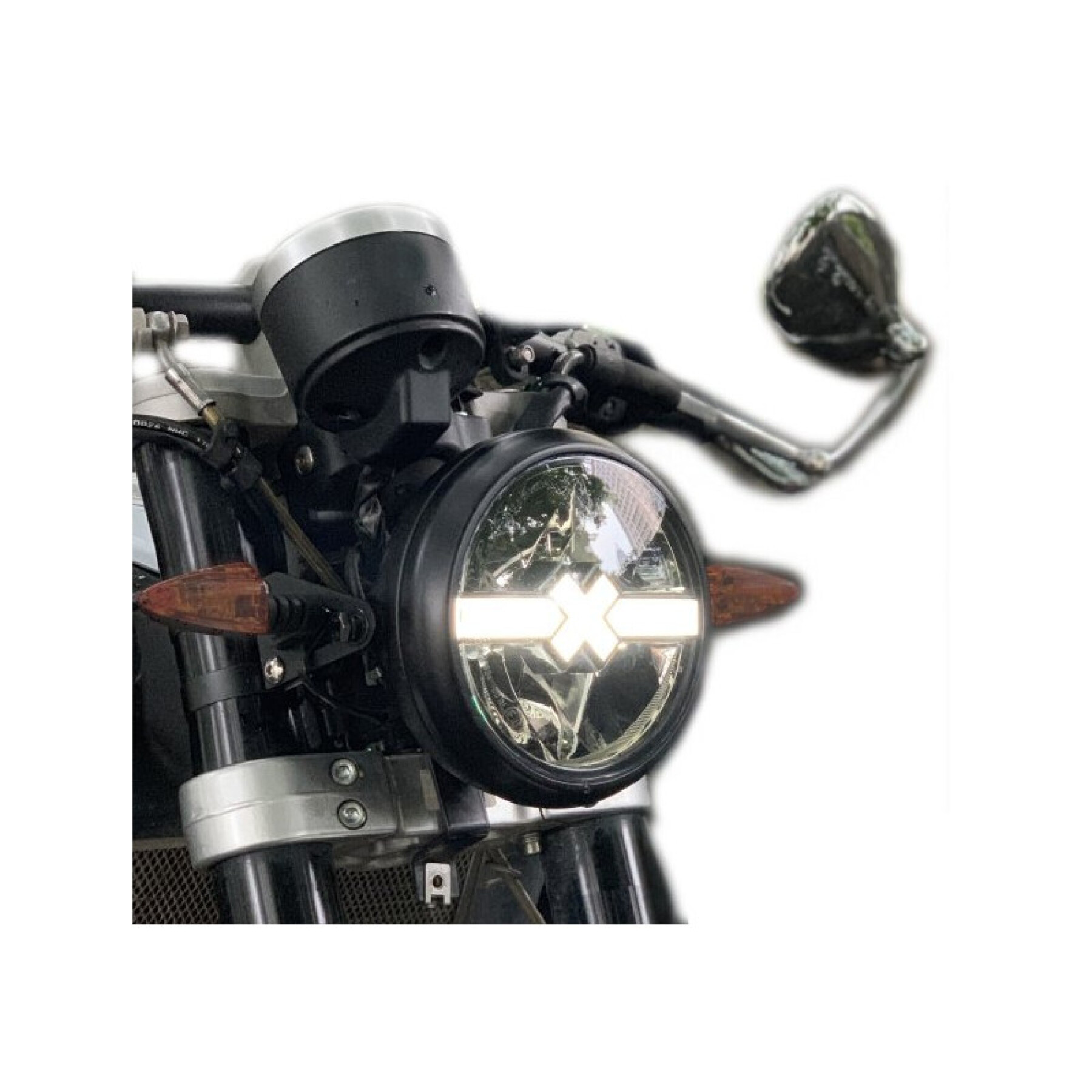 Motorcycle led headlight Brazoline Custum
