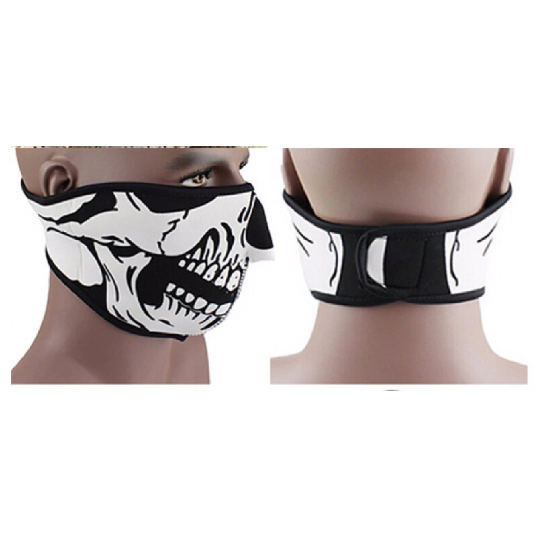 Motorcycle mask and neoprene neck protector Brazoline Volte Face