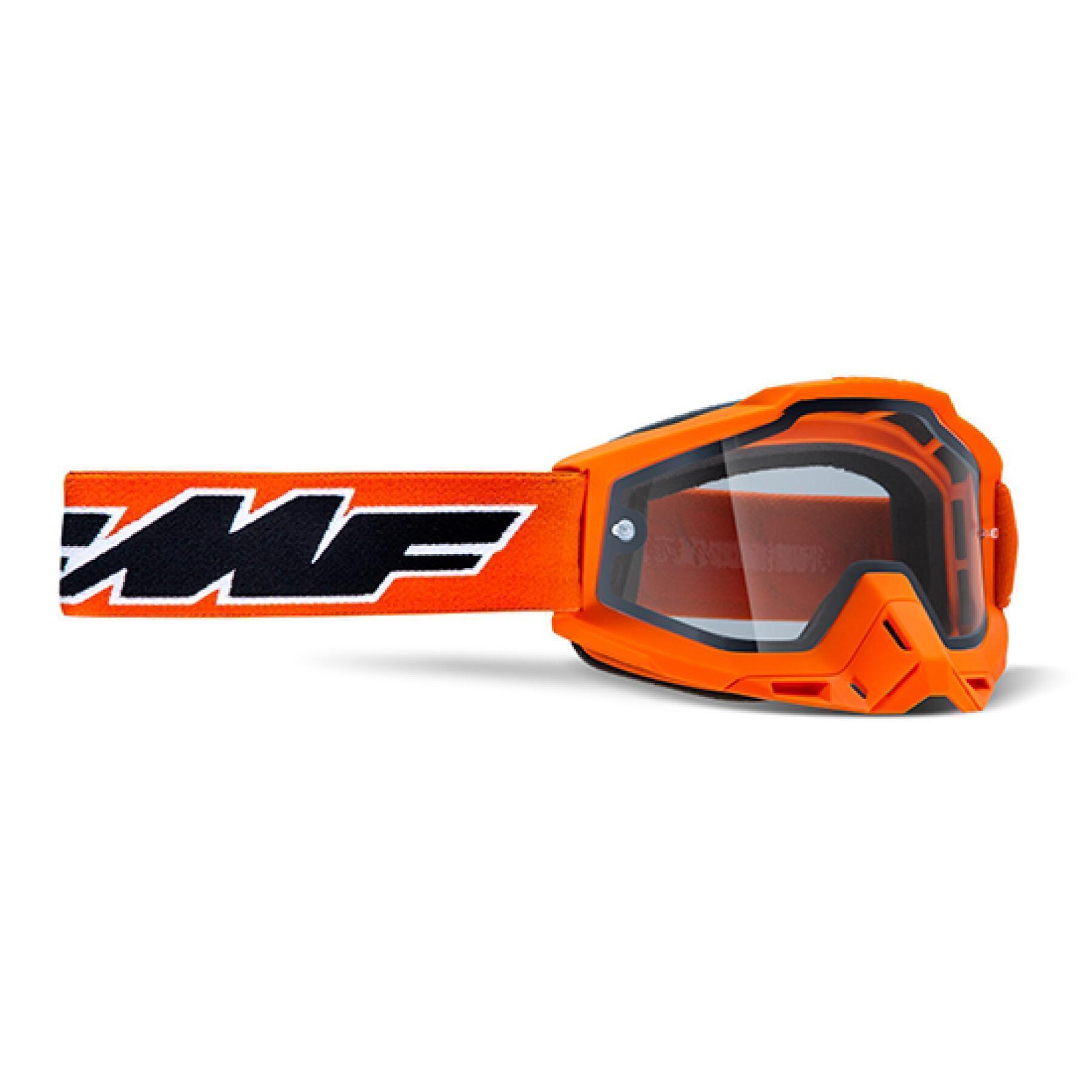 Motorcycle mask cross clear lens clear lens FMF Vision Powerbomb Enduro Rocket