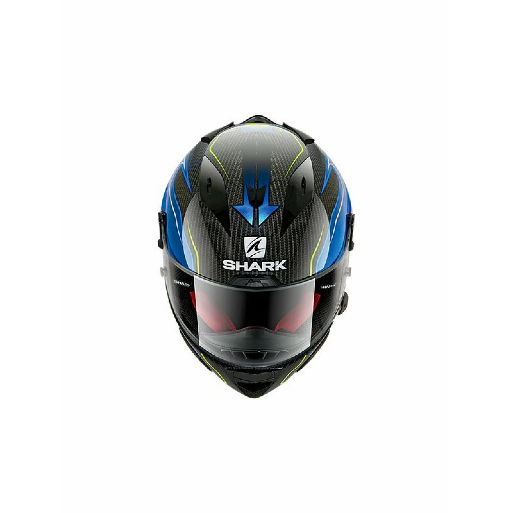 Full face motorcycle helmet Shark race-r pro carb guintoli
