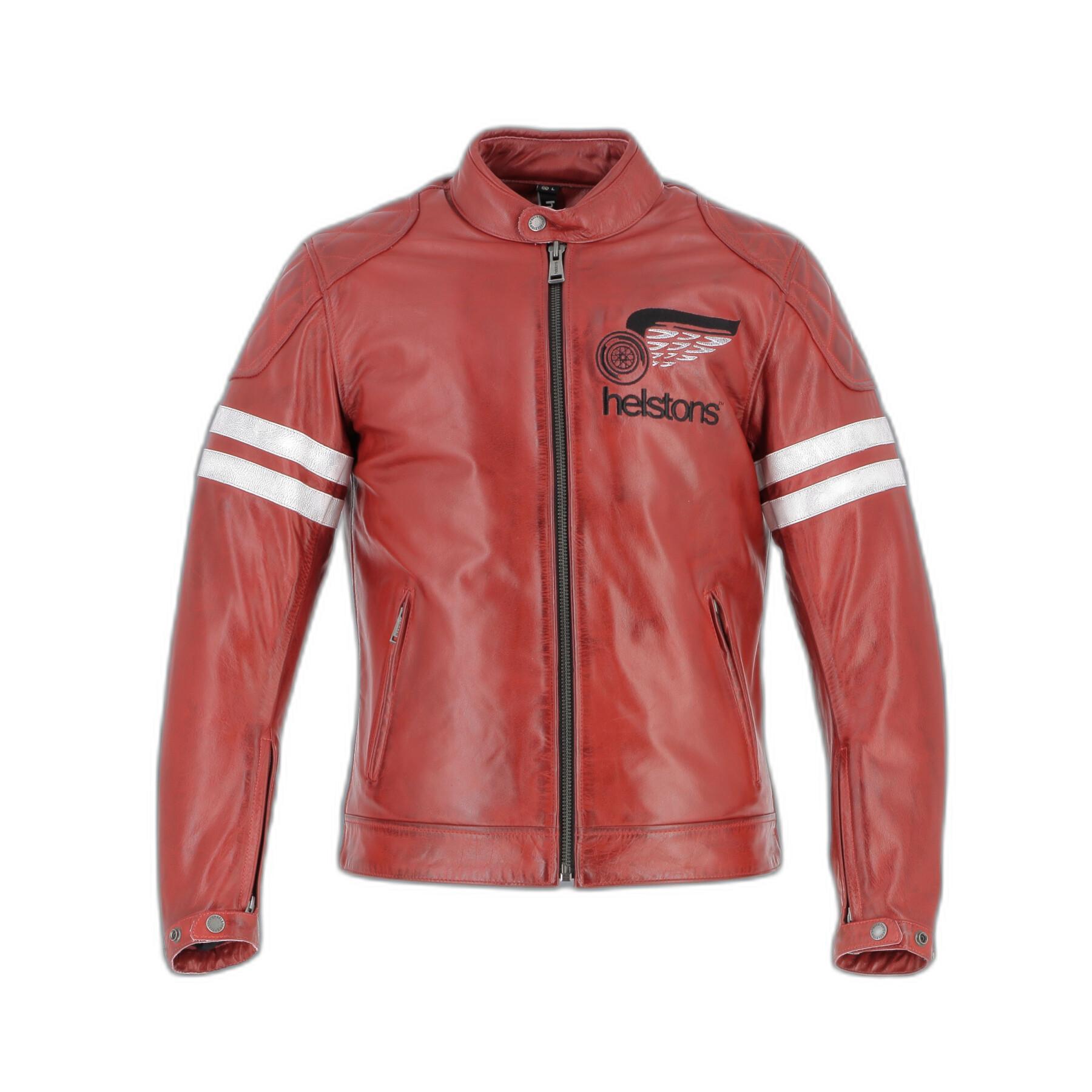 Leather motorcycle jacket Helstons Jaked Speed