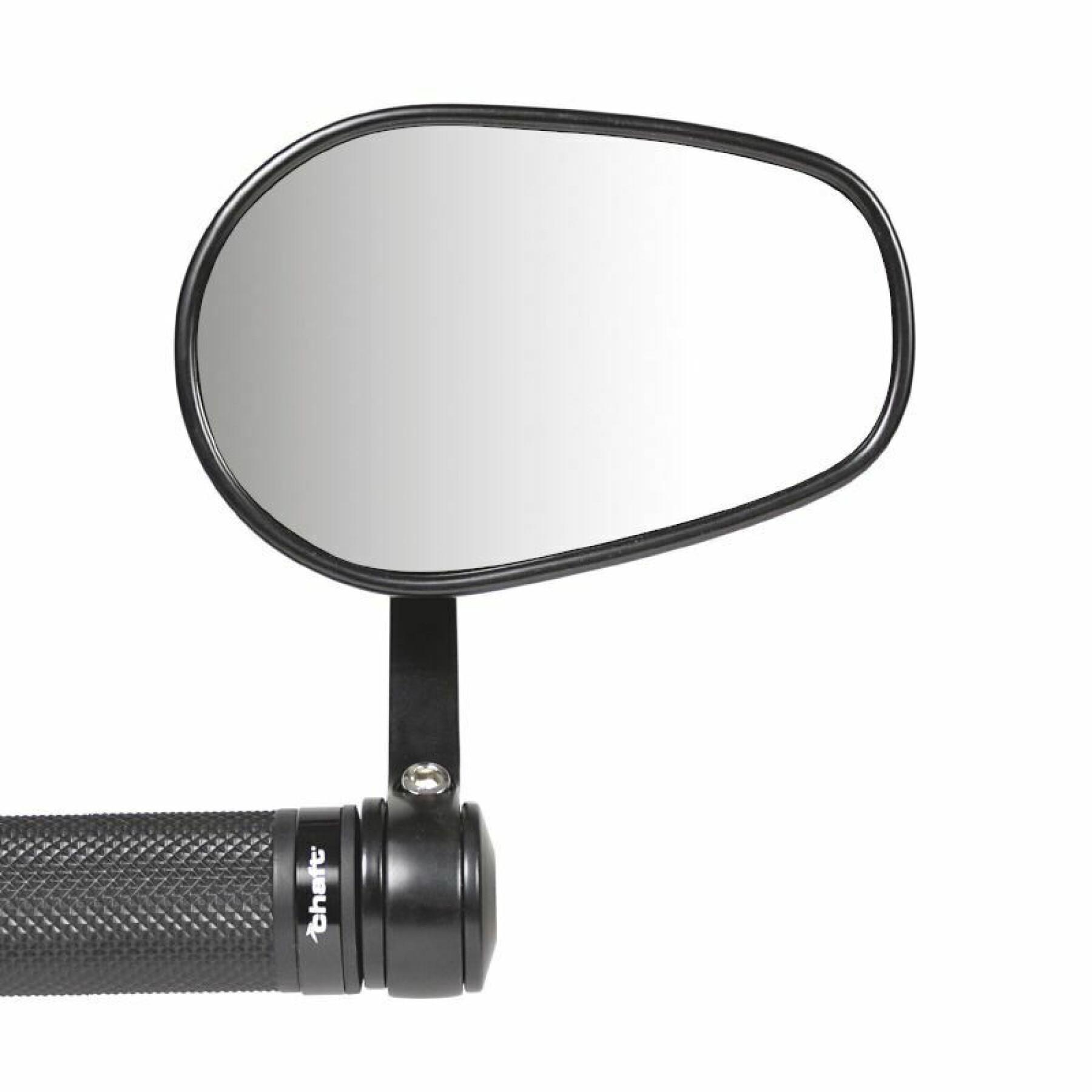 Reversible approved motorcycle mirror Chaft drive