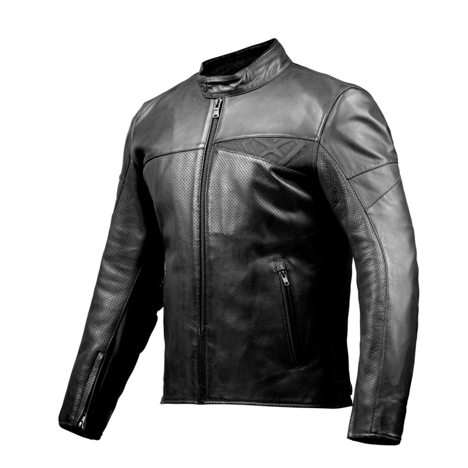 Motorcycle leather jacket Ixon Cranky Air