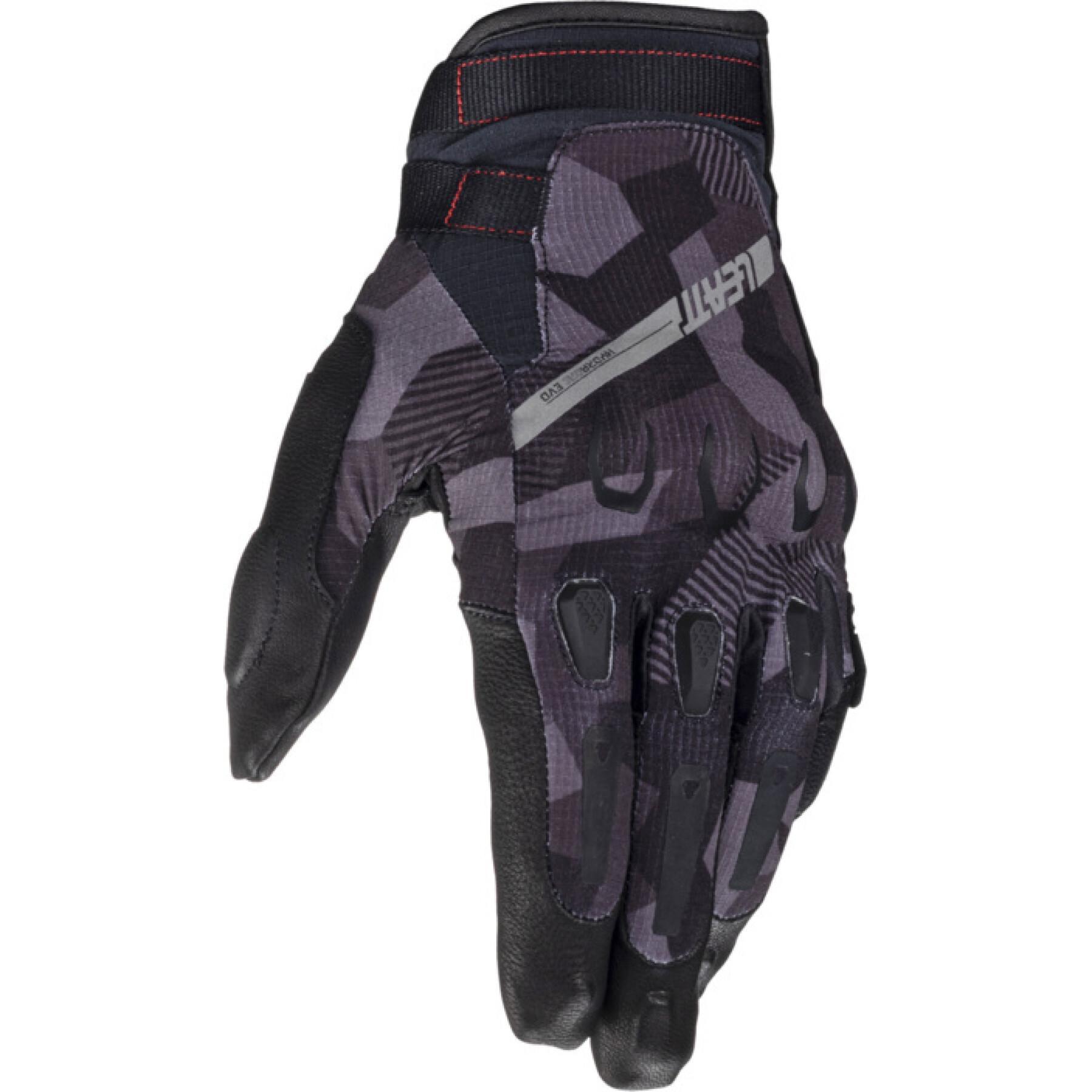 Motorcycle cross gloves Leatt ADV HydraDri 7.5 Short V24