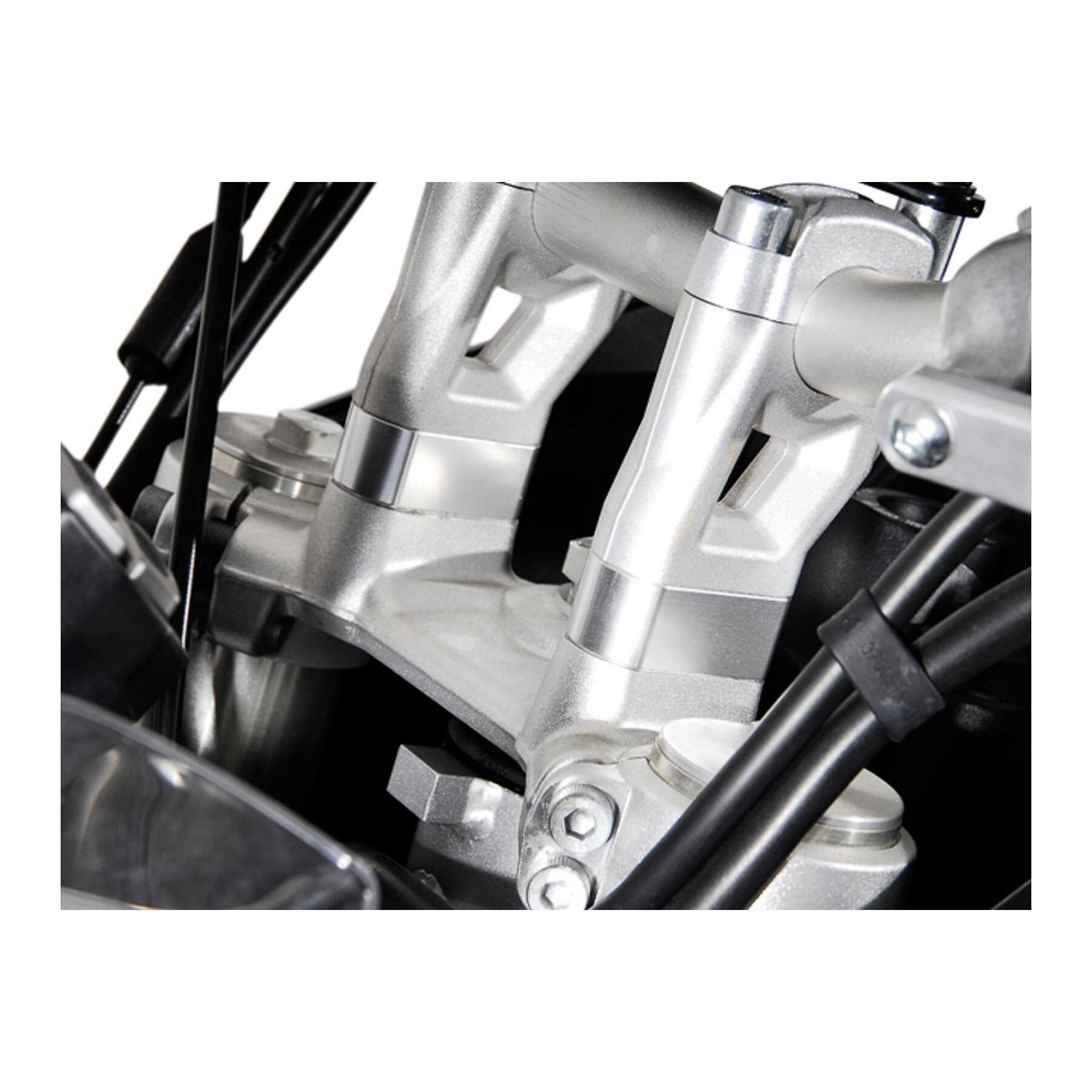 Motorcycle handlebar extensions h20 mm.models triumph tiger 800 / 1200 SW-Motech