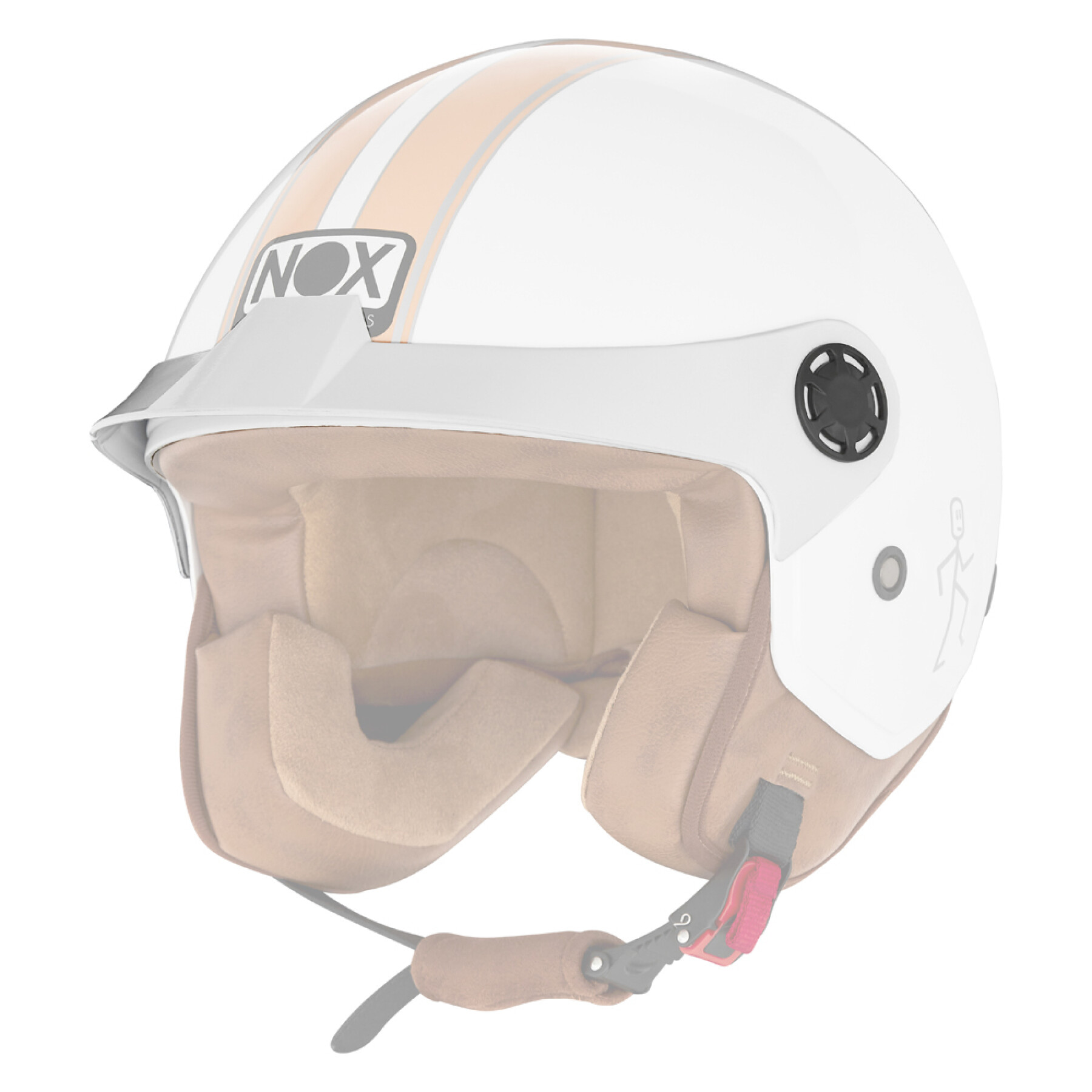 Motorcycle helmet visor Nox 210 Evo