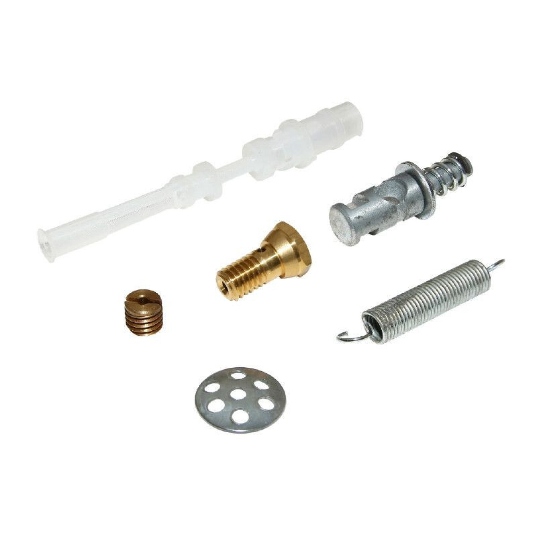 Carburetor repair kit, 1 d28 nozzle-1 start valve-1 spring-1calibrator-1 valve screen-1 fuel filter P2R Solex 3800
