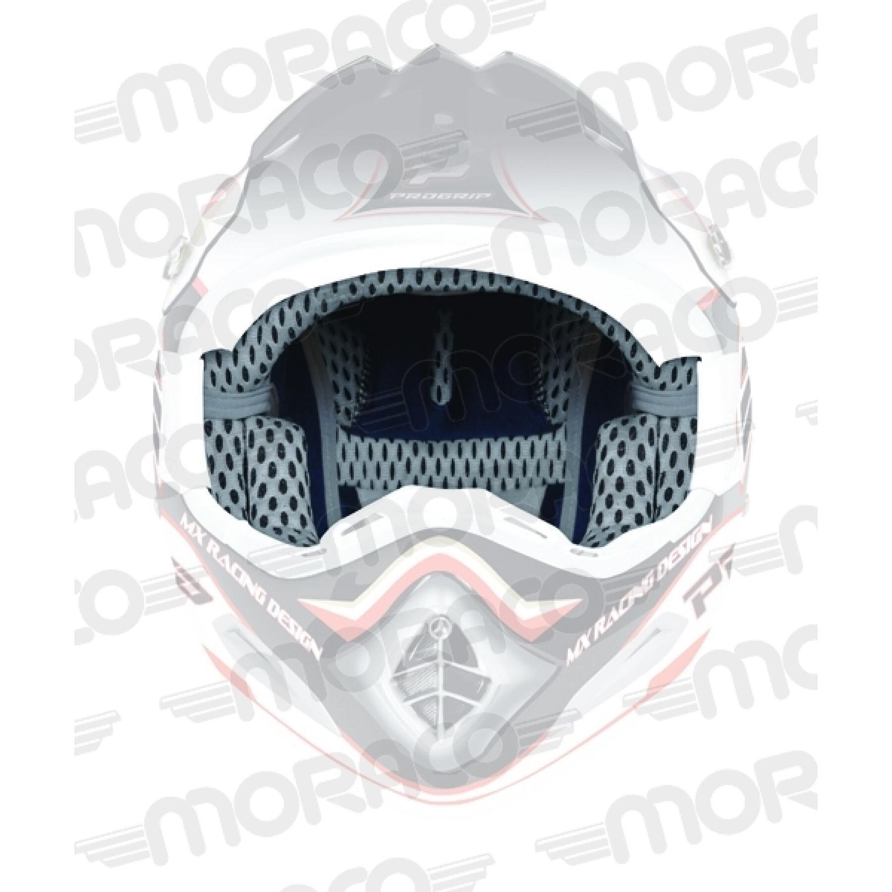 Foam motorcycle helmet cross interior and cheeks Progrip 3074