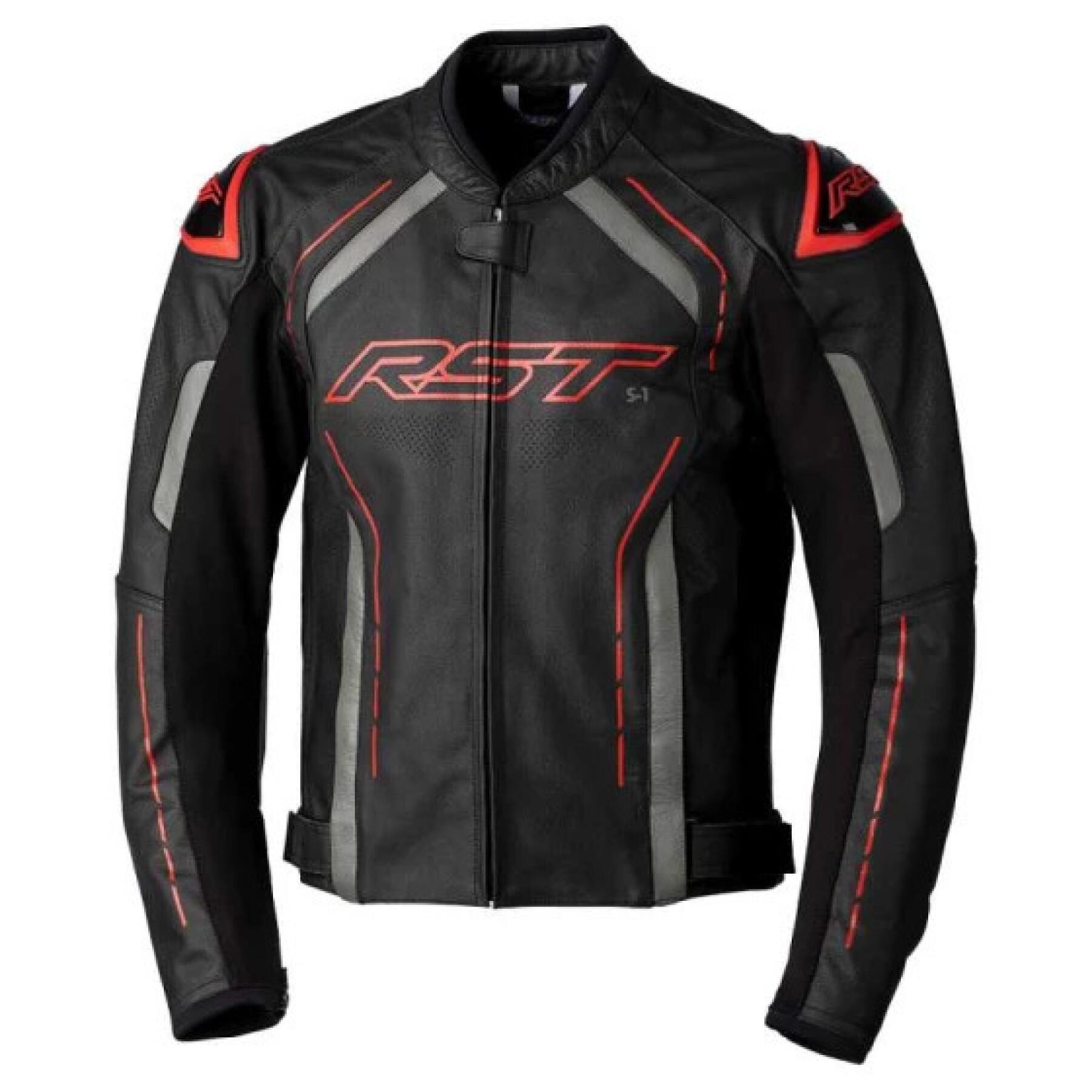 Motorcycle leather jacket RST S1 CE