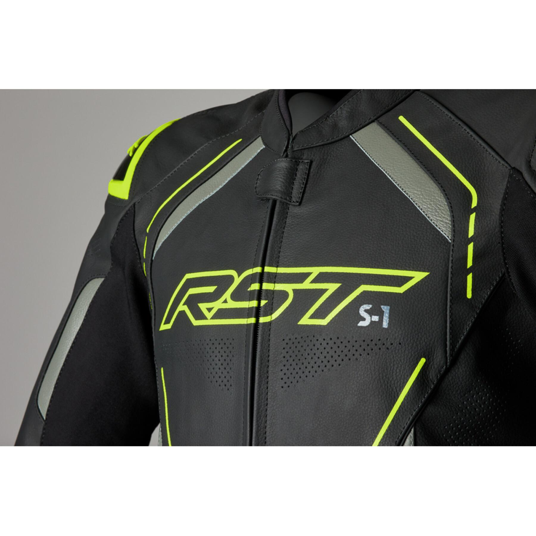 Motorcycle leather jacket RST S1