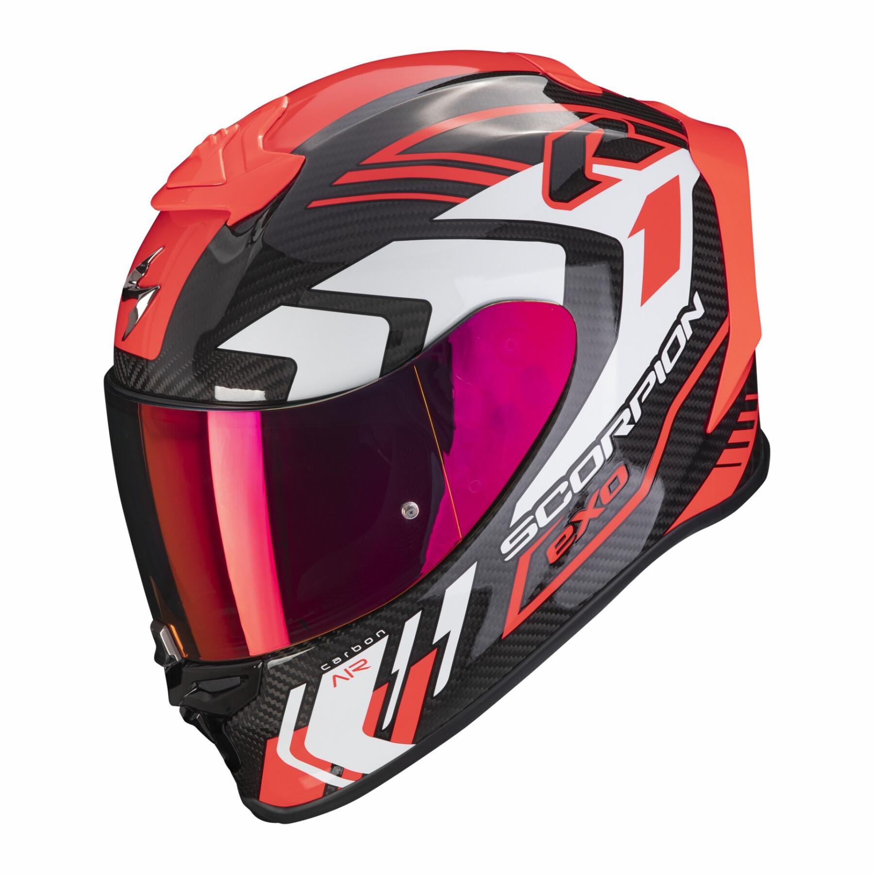 Full face motorcycle helmet Scorpion Exo-R1 Evo Carbon Air Supra ECE 22-06