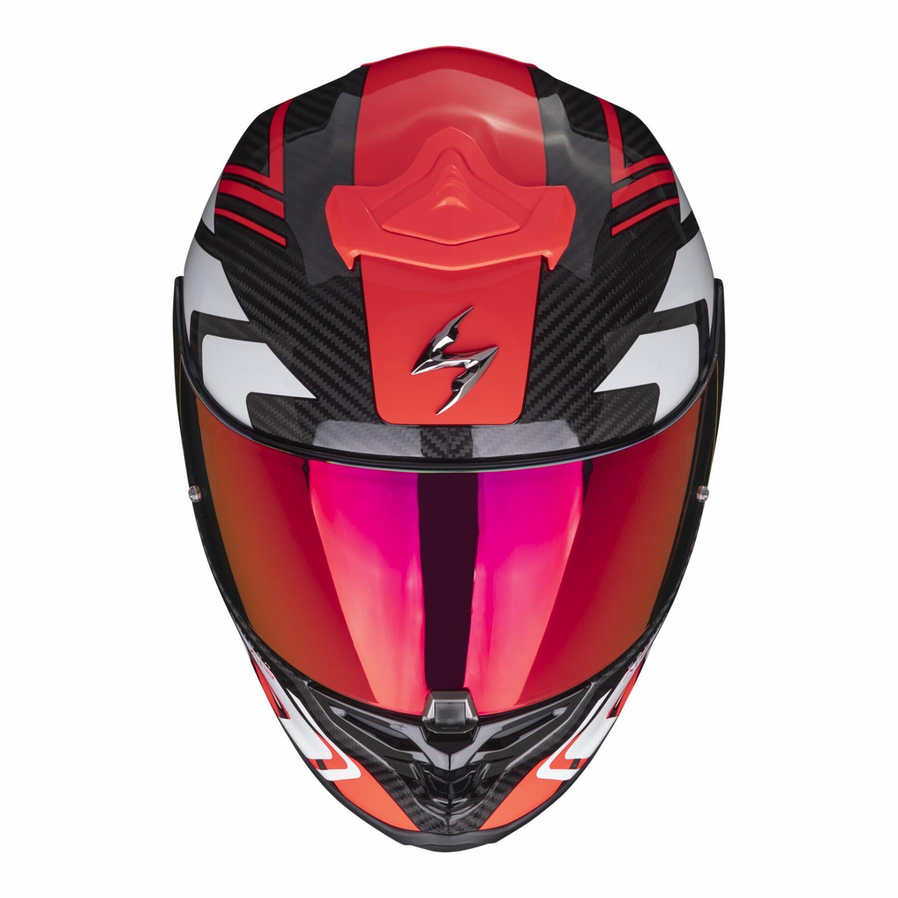 Full face motorcycle helmet Scorpion Exo-R1 Evo Carbon Air Supra ECE 22-06