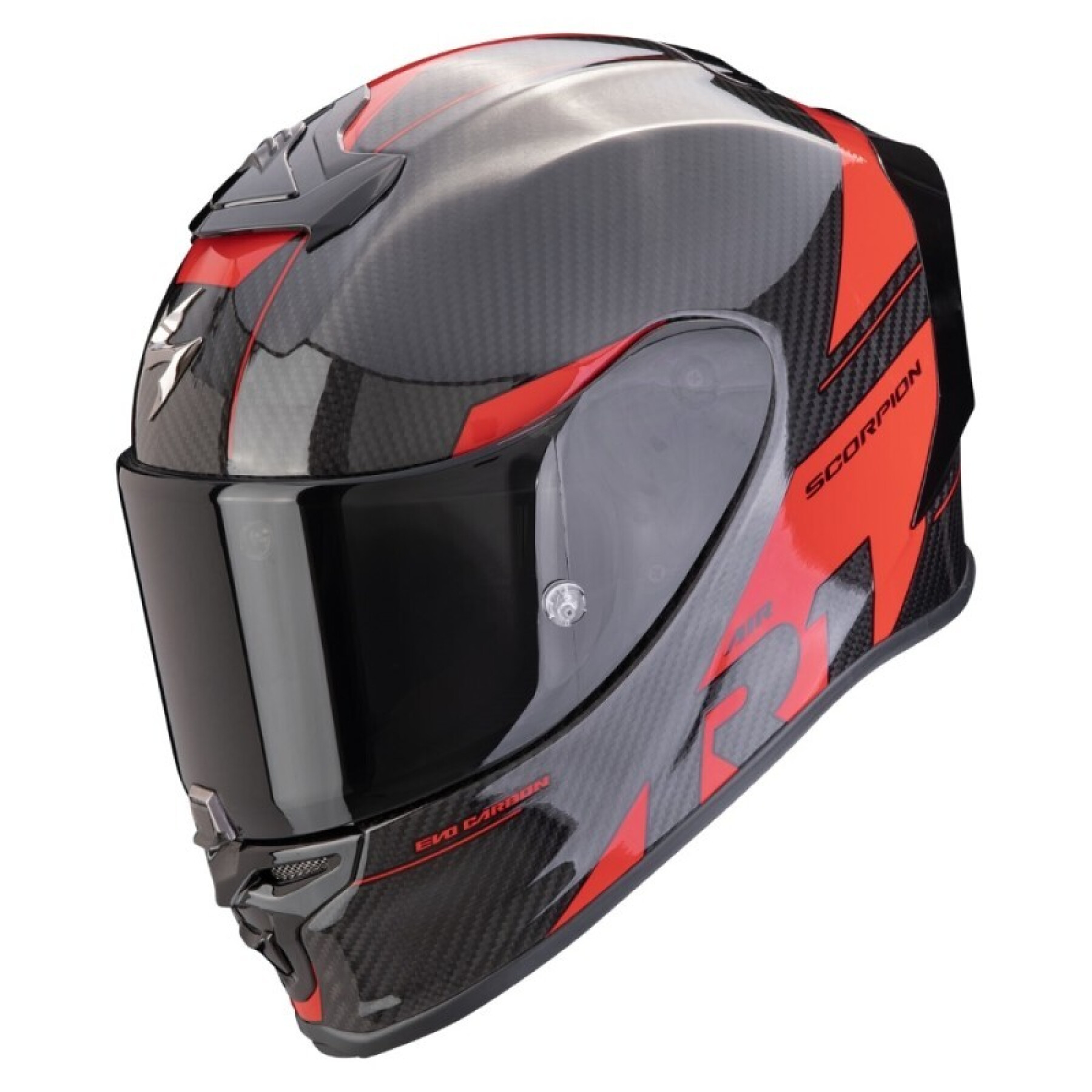 Full face motorcycle helmet Scorpion Exo-R1 Evo Carbon Air Rally