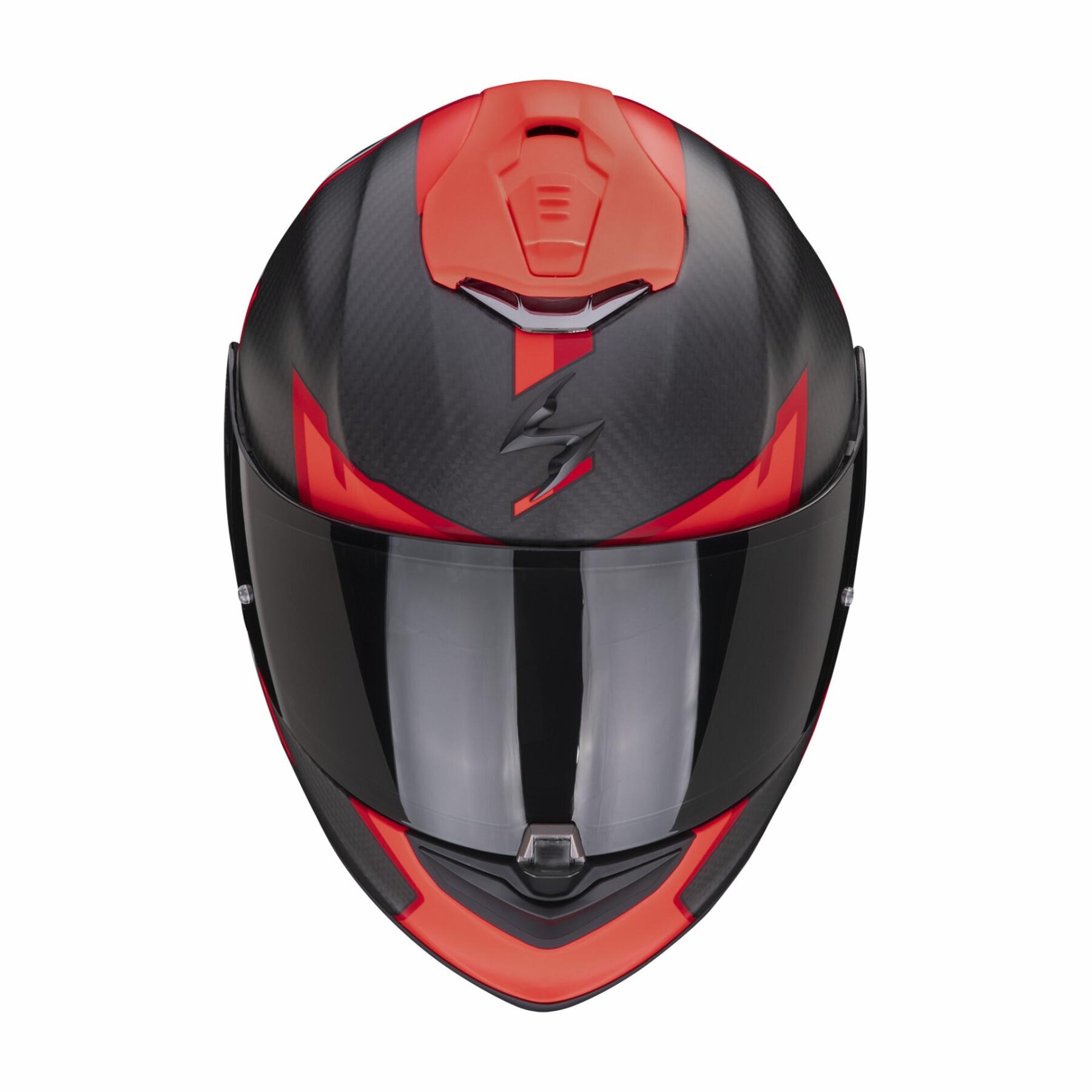 Full face motorcycle helmet Scorpion Exo-1400 Evo Carbon Air Kendal ECE 22-06