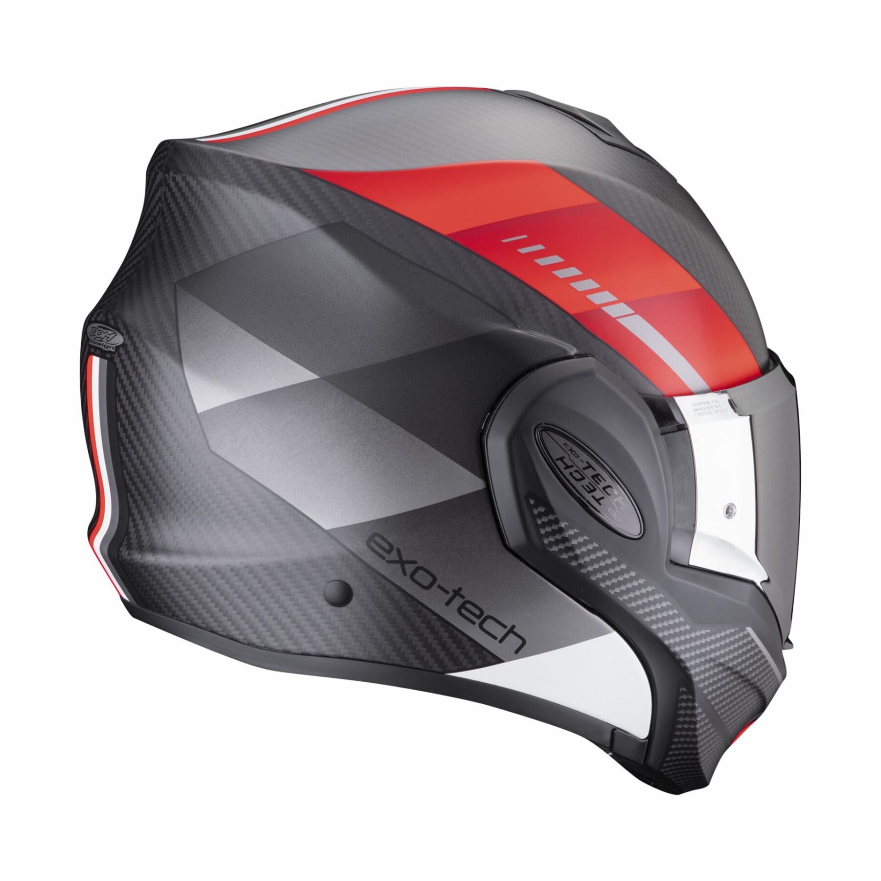 Full face motorcycle helmet Scorpion Exo-Tech Evo Carbon Genus ECE 22-06