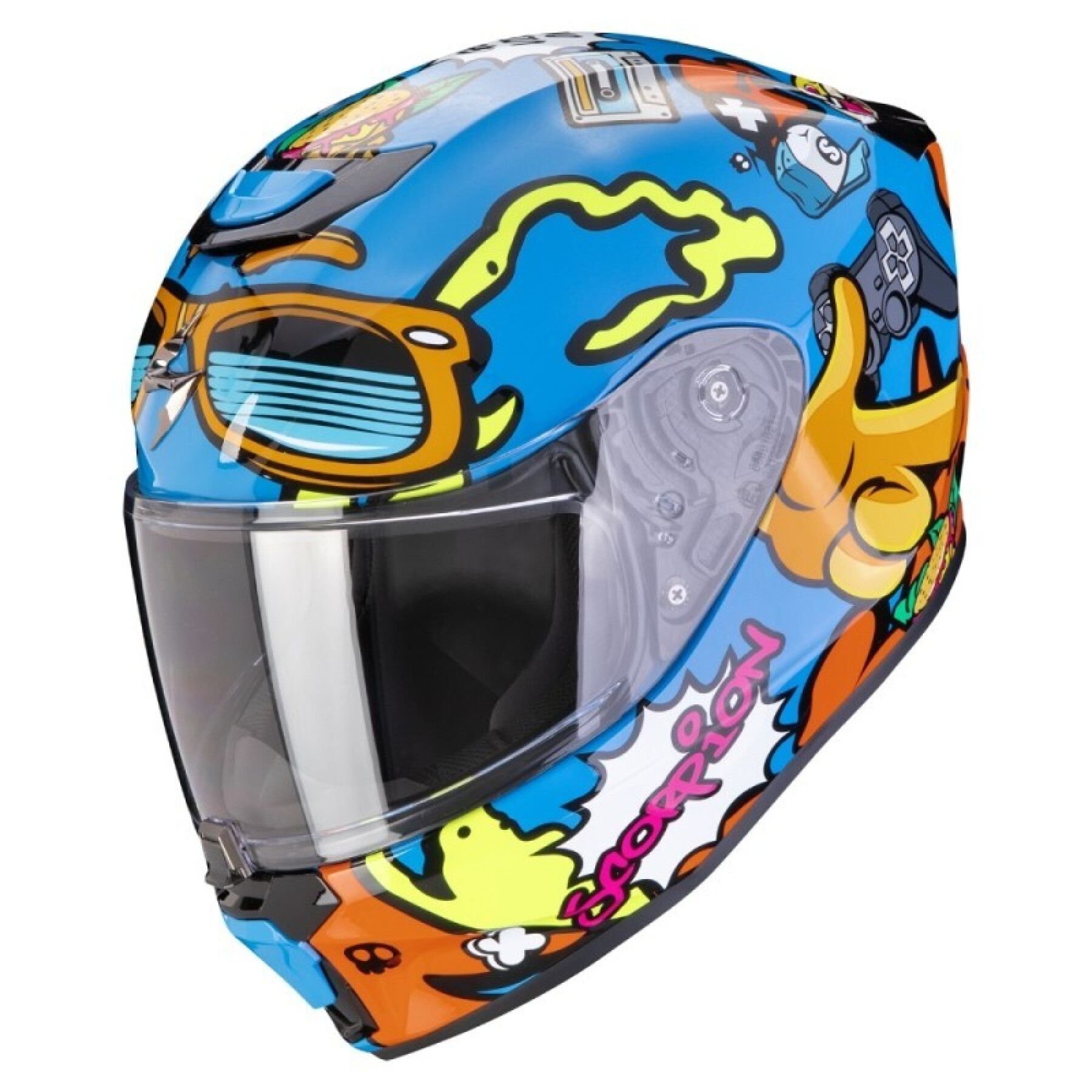 Full face motorcycle helmet Scorpion Exo Air Fun