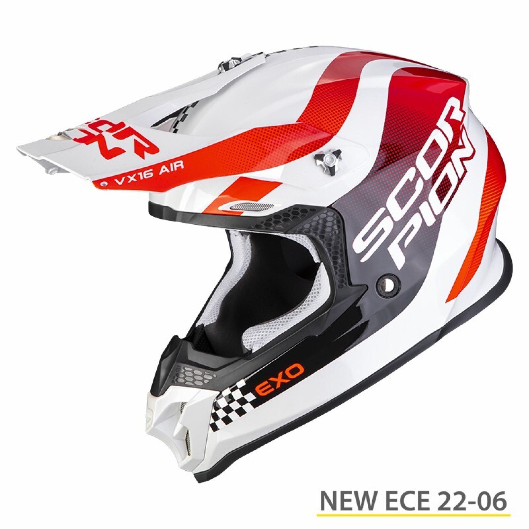 Motorcycle helmet Scorpion VX-16 Evo Air Soul ECE 22-06