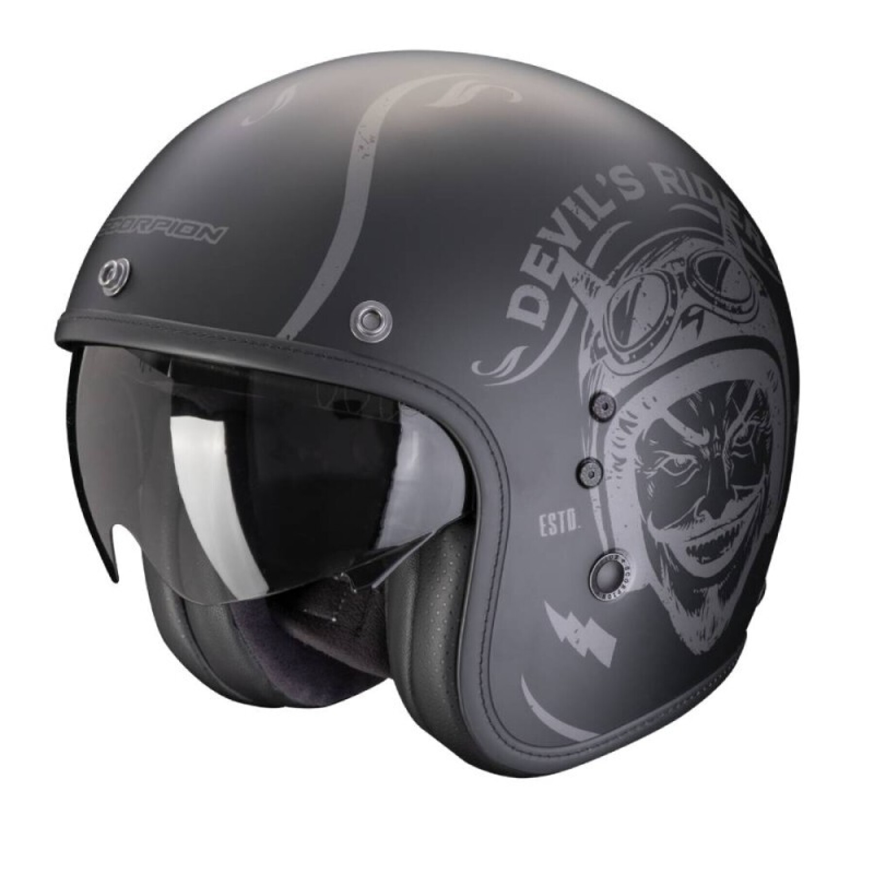 Jet motorcycle helmet Scorpion Belfast Evo Romeo