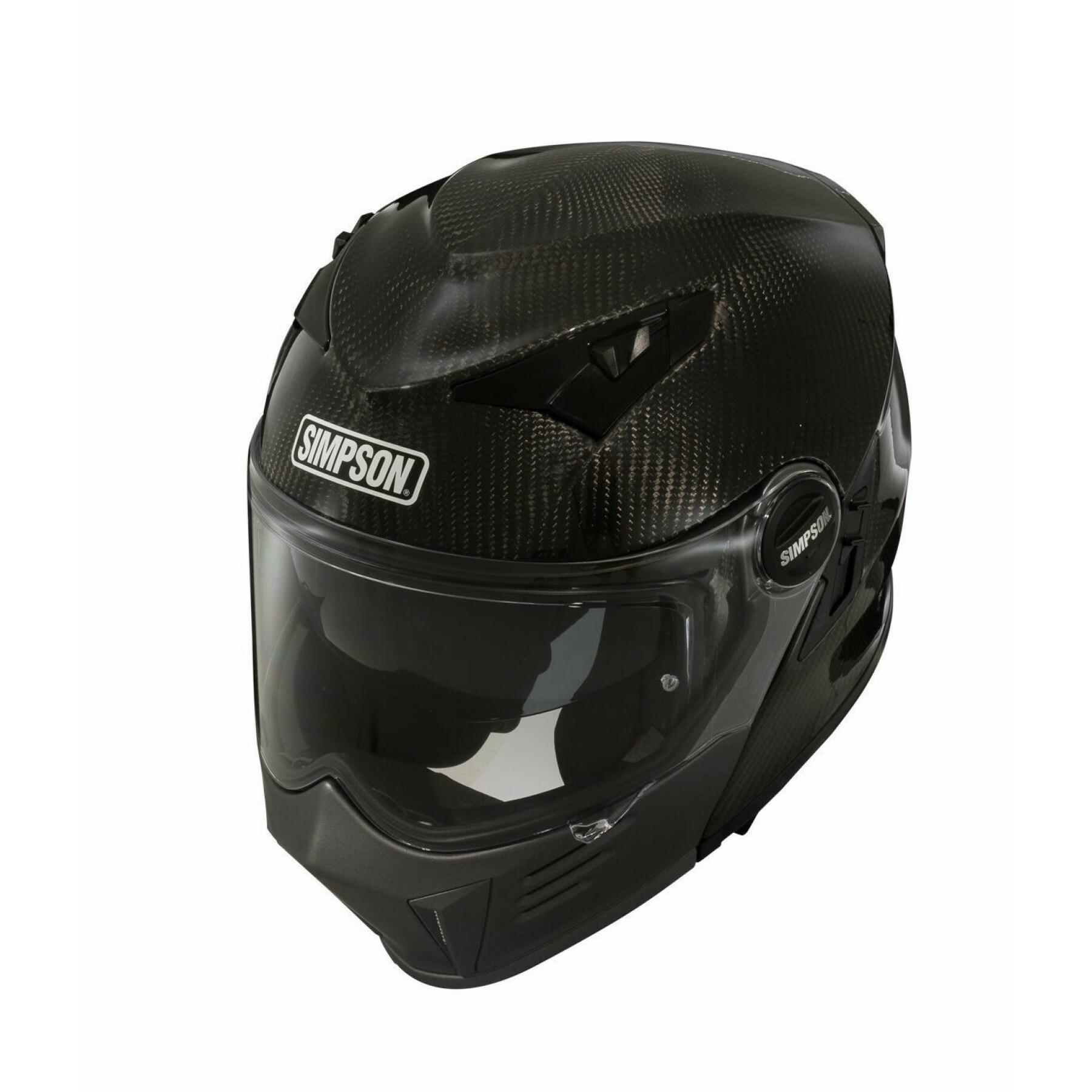 Modular motorcycle helmet Simpson darksome