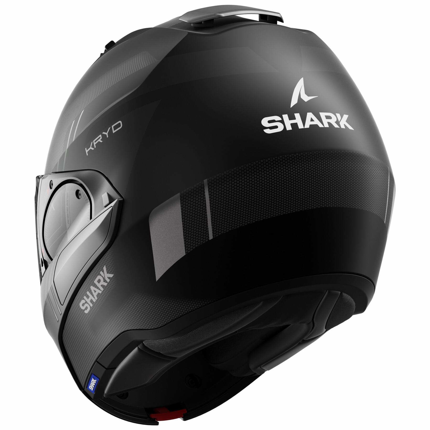Modular motorcycle helmet Shark Evo Es Kryd Mat Black Anthracite Silver