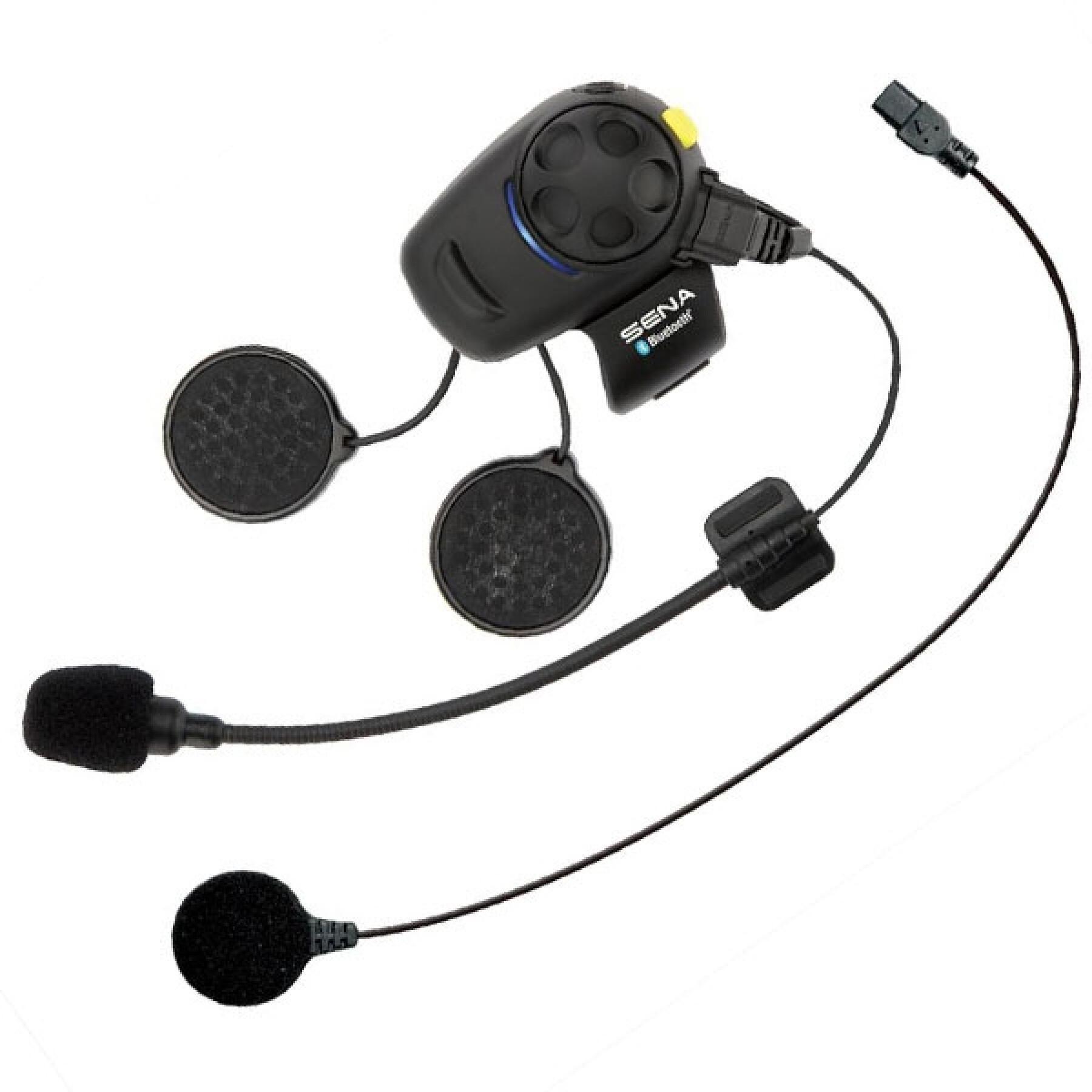 Intercom Sena SMH5 DUO FM pack 2 casques universels - Intercom Bluetooth -  Accessoires High-Tech - Equipement du motard