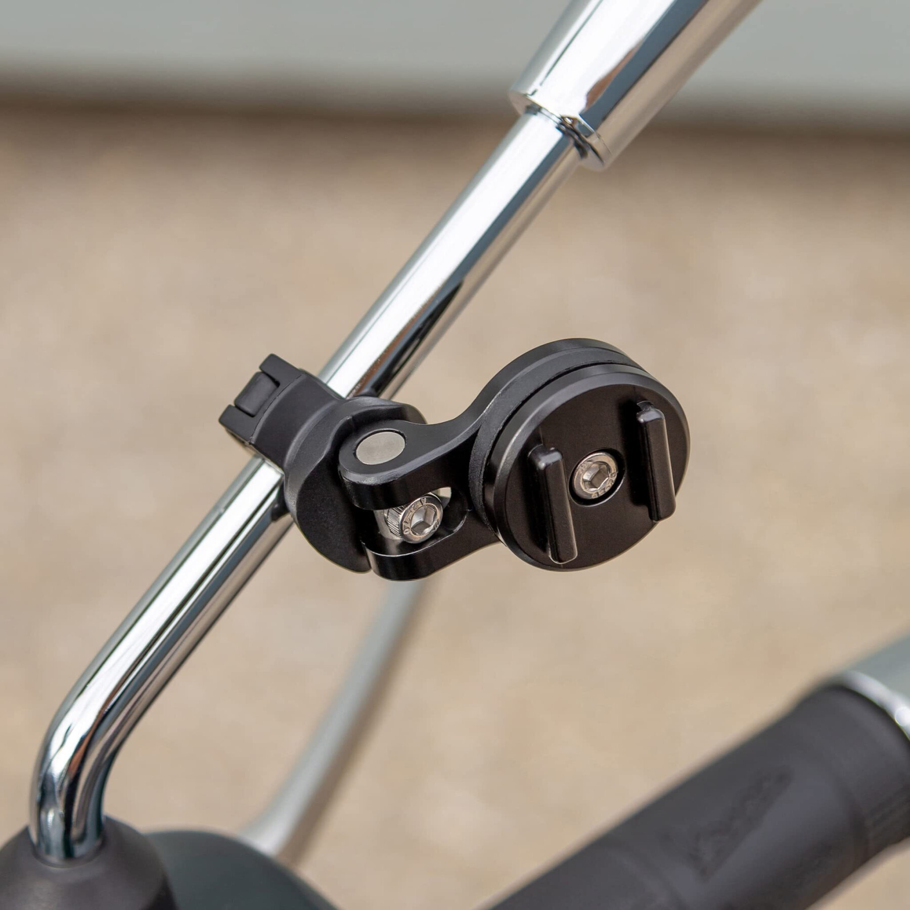 Tiltable support for motorcycle mirror rod pro SP Connect