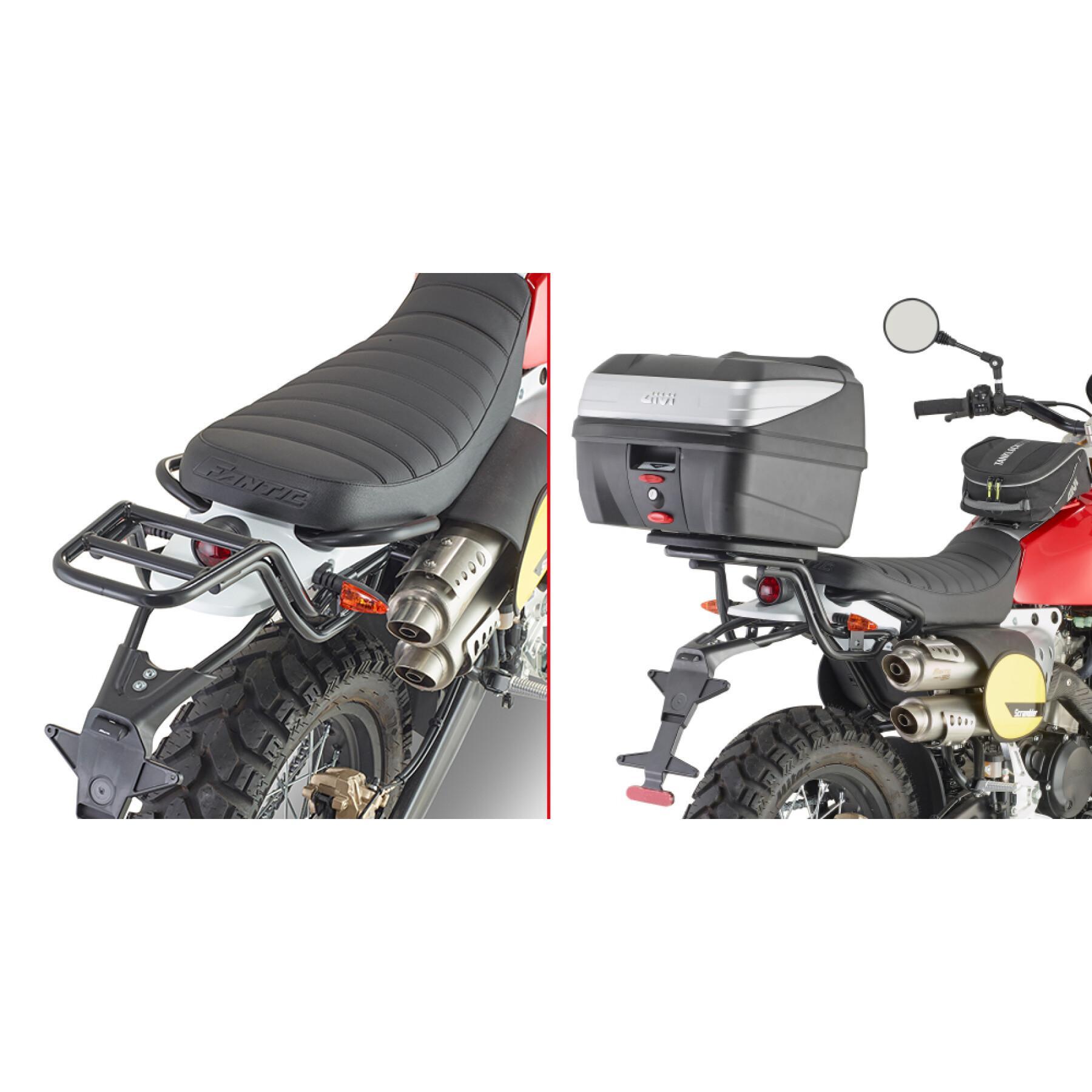 Motorcycle top case support Givi Monolock Fantic Caballero Scrambler 125-250-500 (18 à 19)