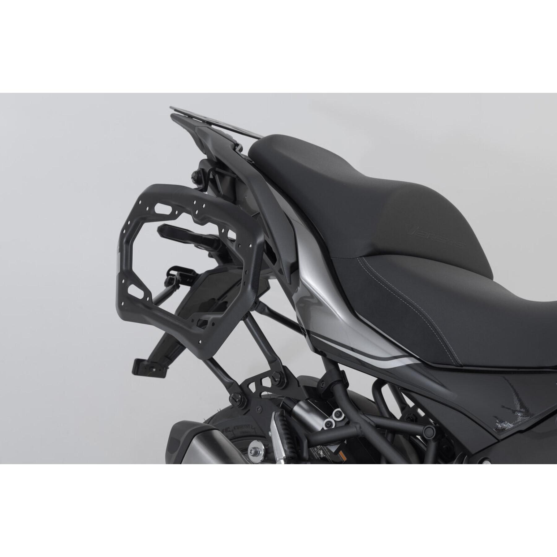 Rigid motorcycle side case system SW-Motech DUSC Kawa Versys 1000/1000 S (18-)