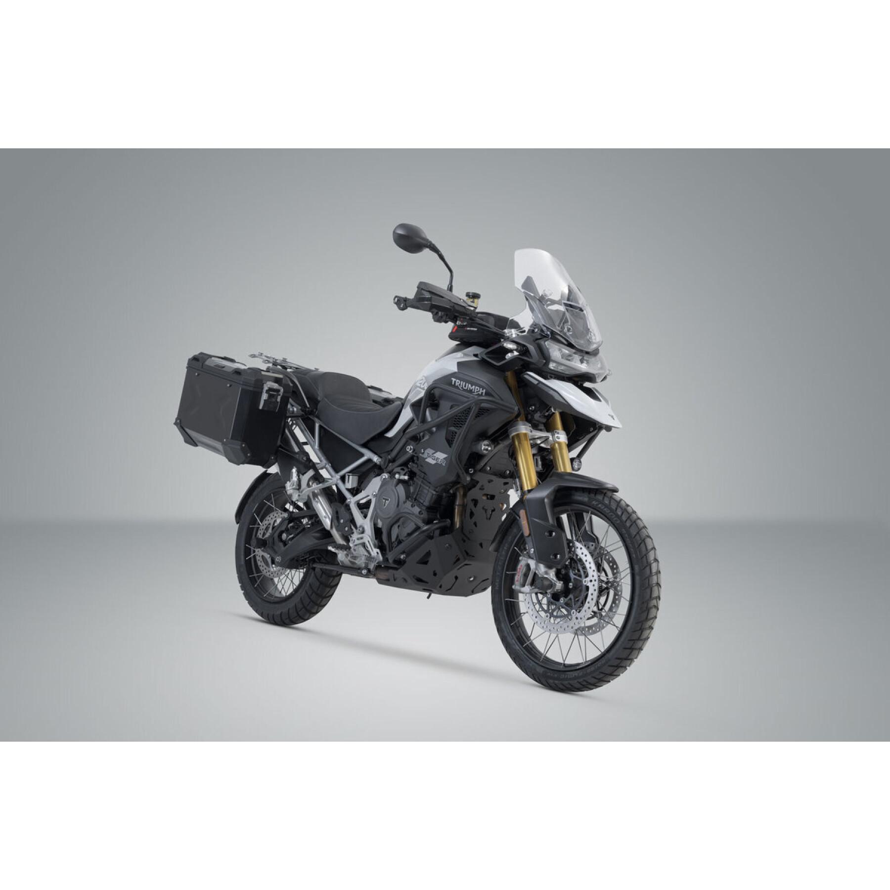 Aluminum motorcycle side case kit SW-Motech Trax ADV Tiger 1200 Rally Pro/GT/GT Pro
