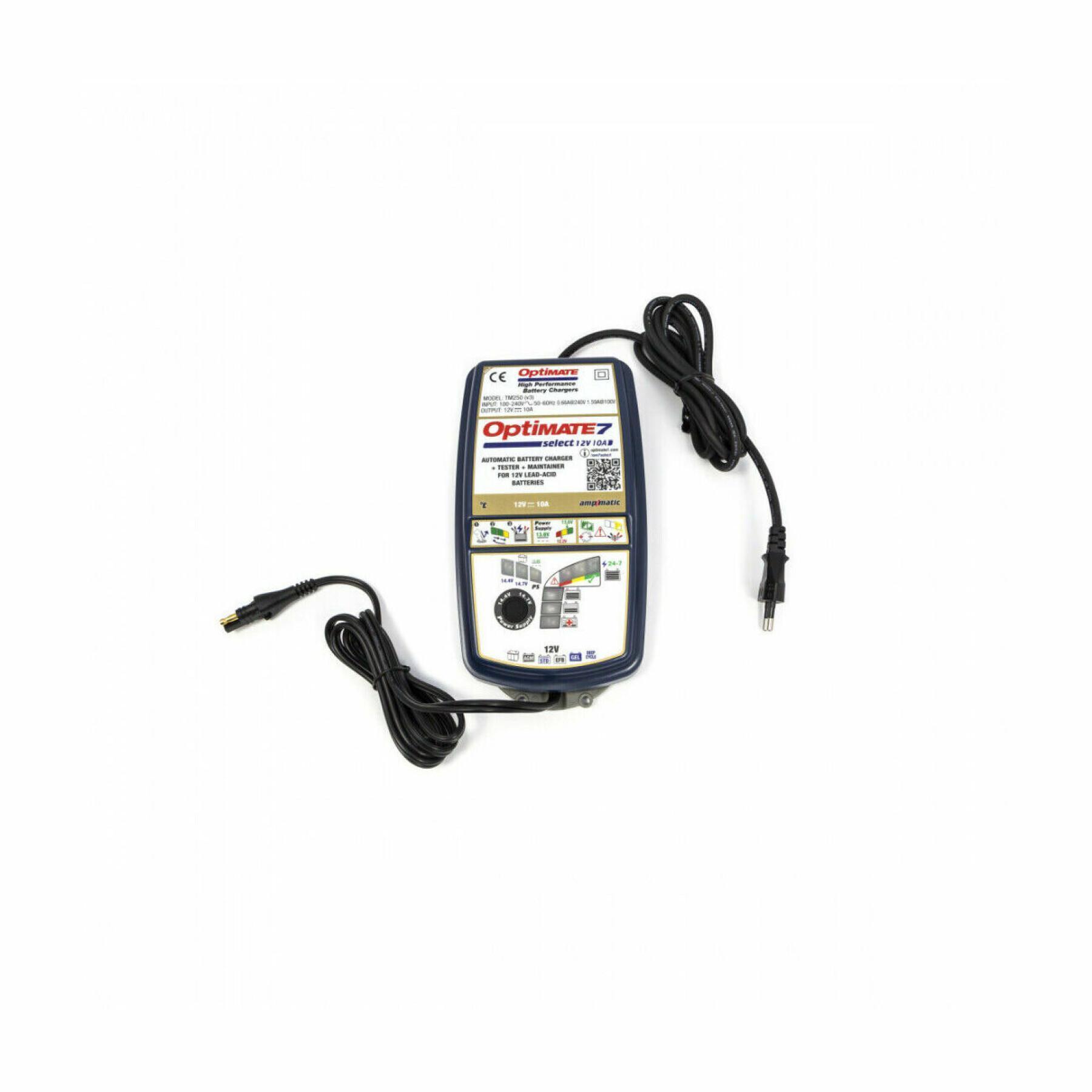 Tecmate Optimate 4 Desulfating Battery Charger Tester Maintainer
