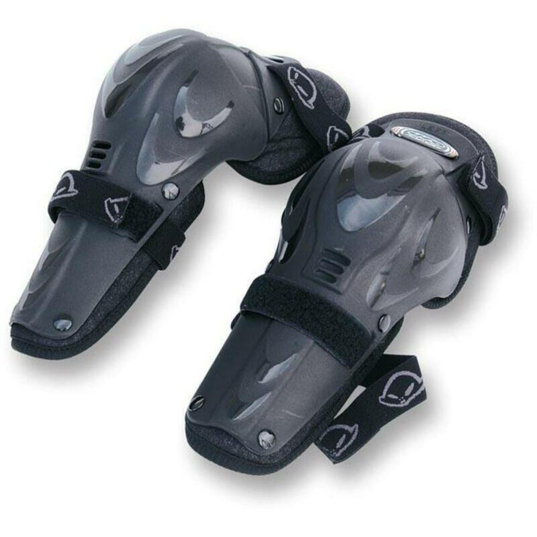 Child's articulated motorcycle knee brace UFO