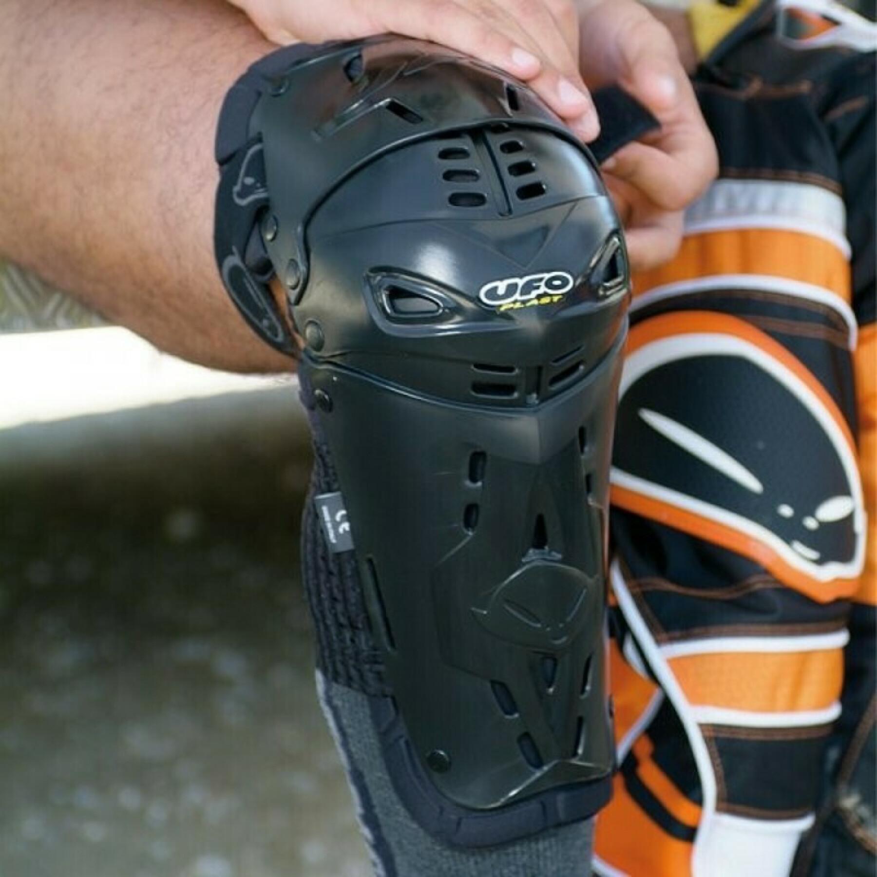 Child's articulated motorcycle knee brace UFO