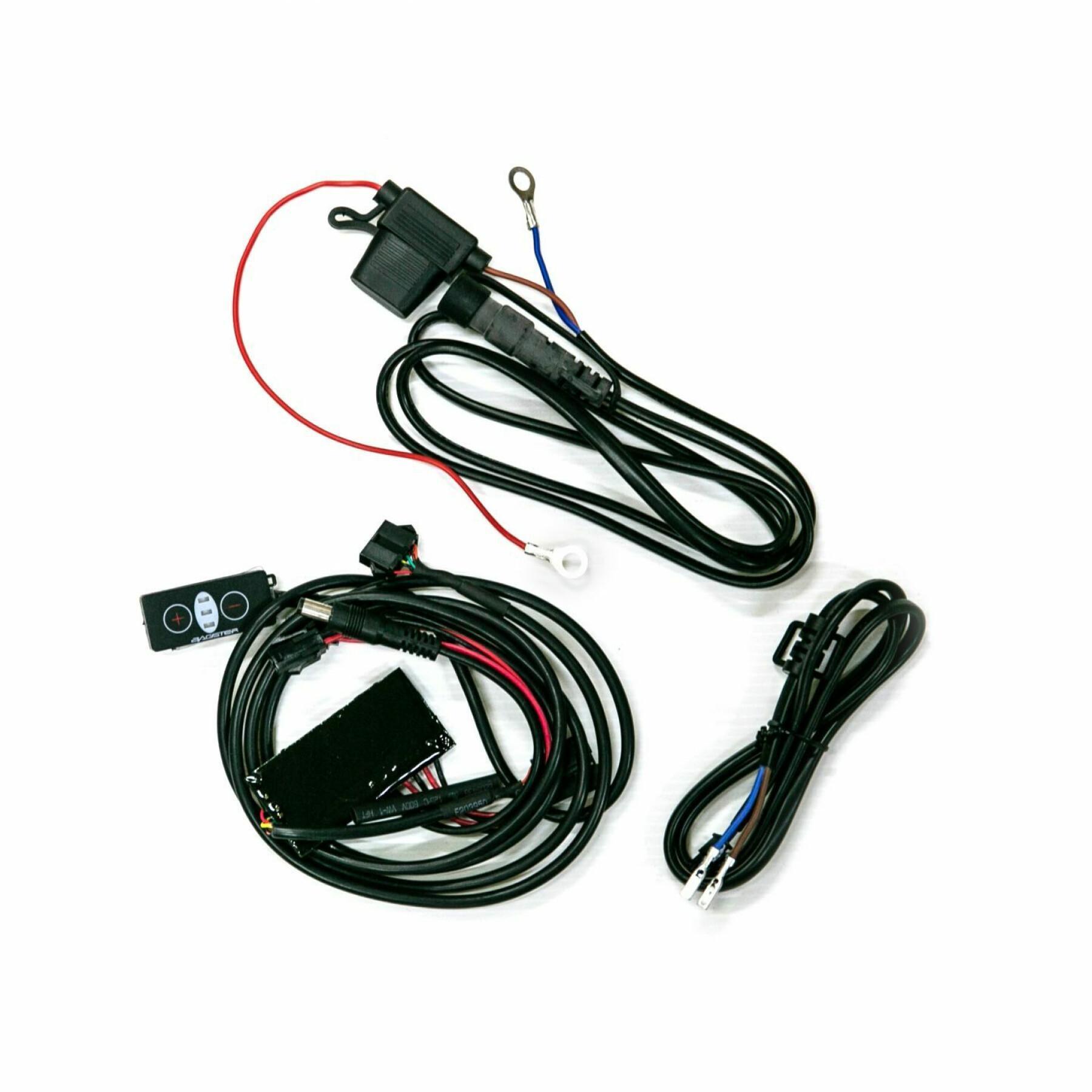 Wiring for heated saddle Bagster